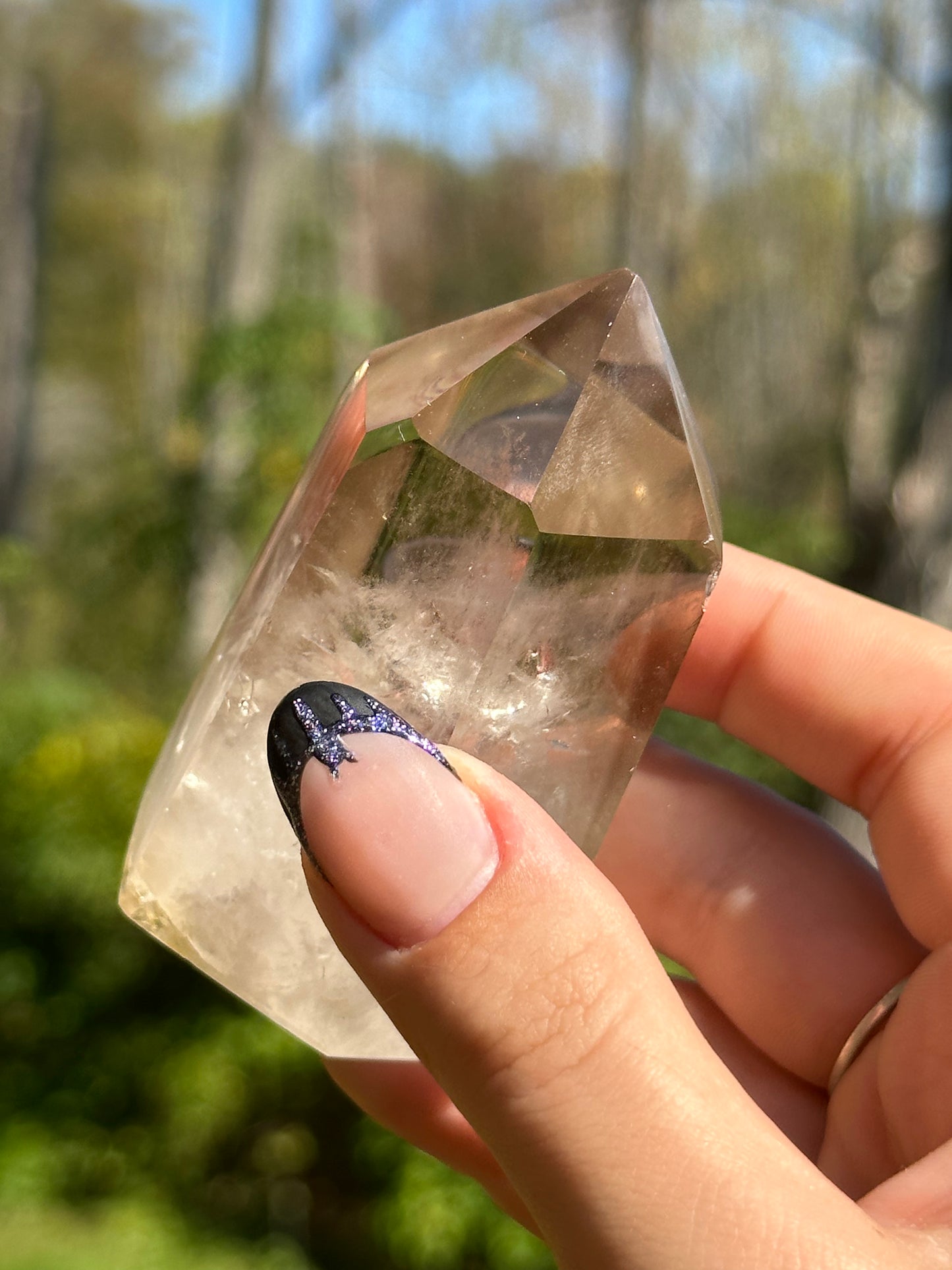 Smokey Phantom Quartz Point