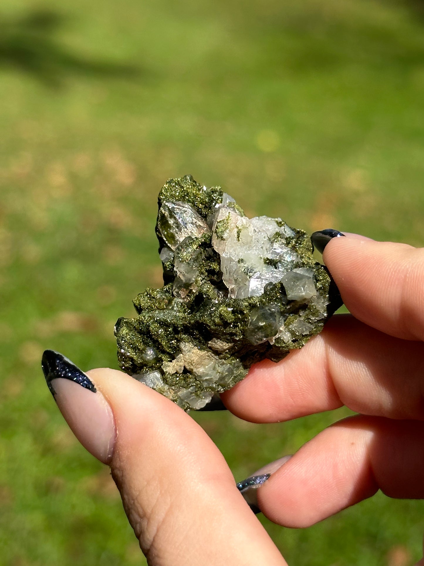 Epidote with Quartz - Y