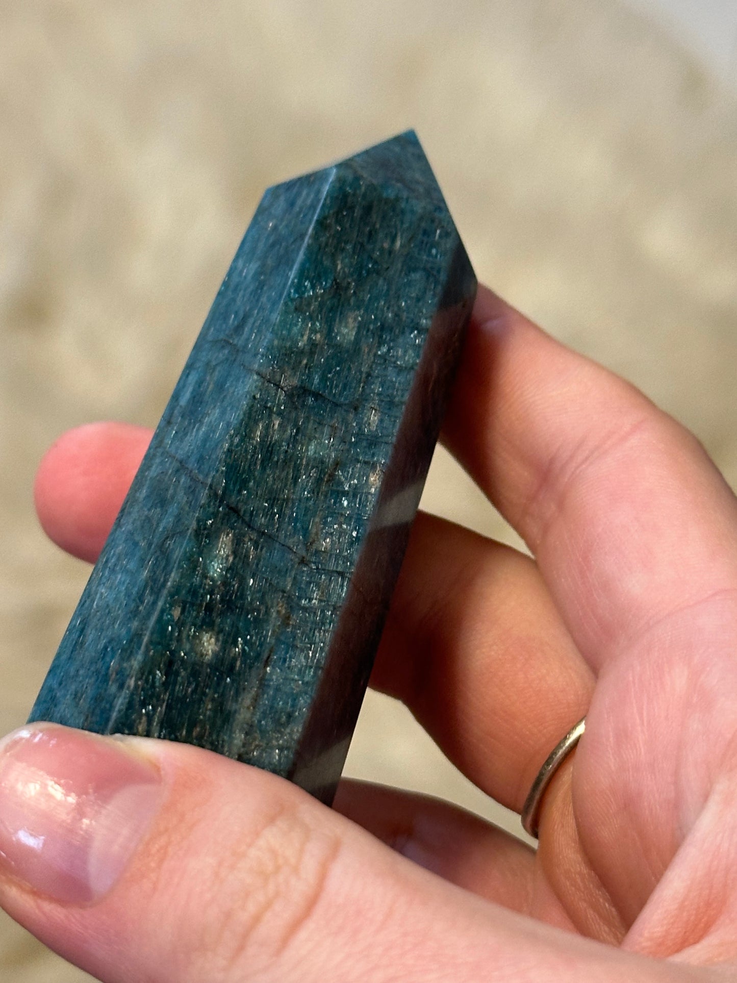 Blue apatite tower C