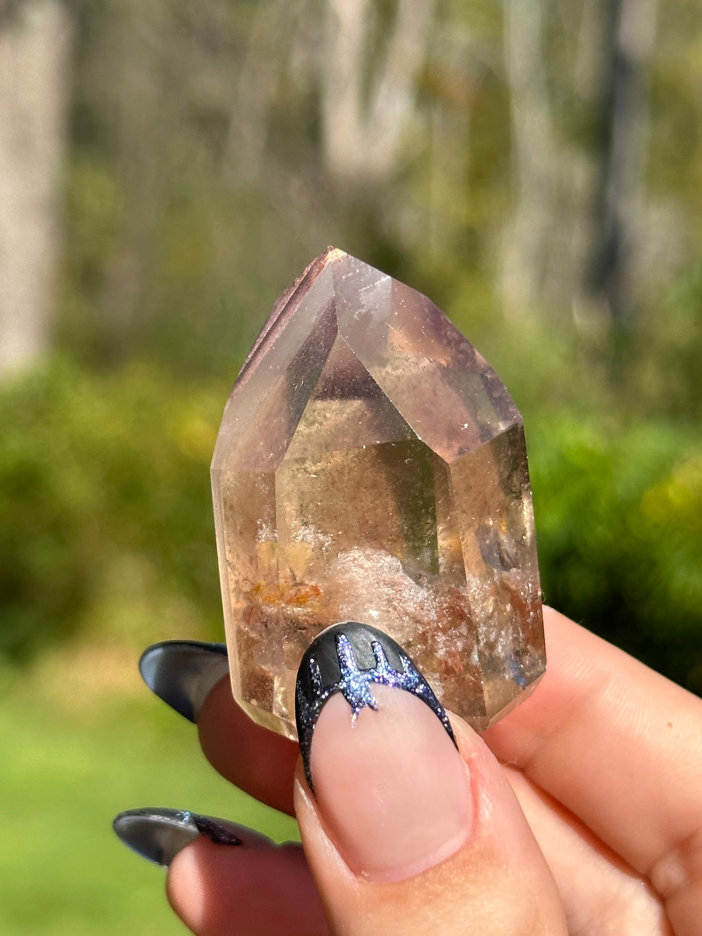 Garden Quartz (Lodalite) Tower