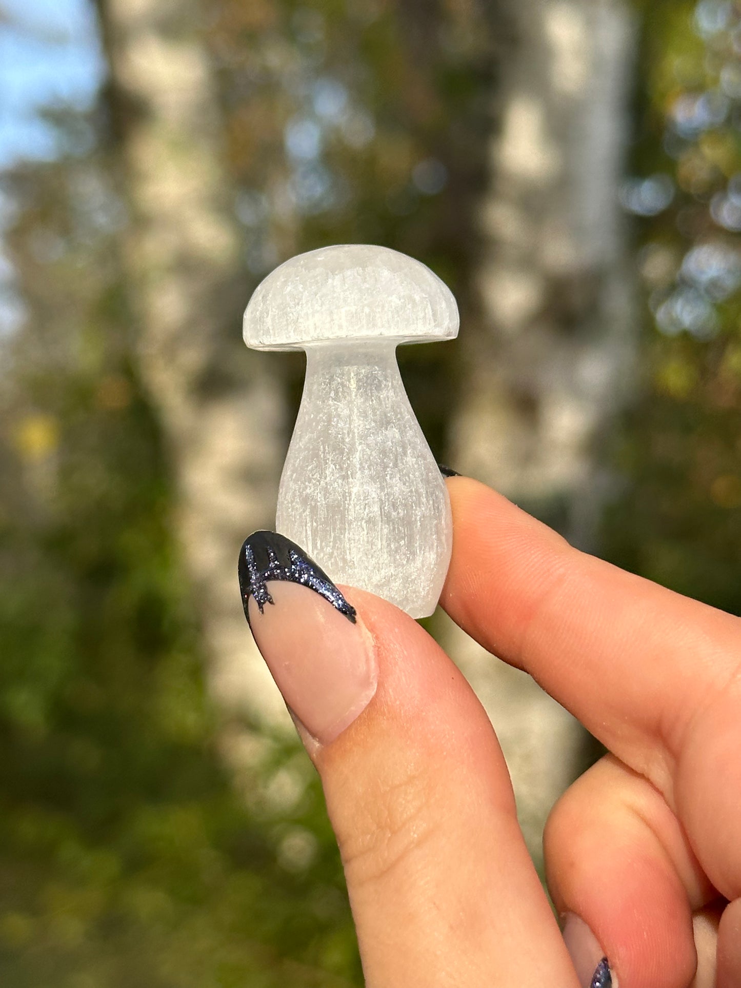 Mini Satin Spar Selenite Mushroom