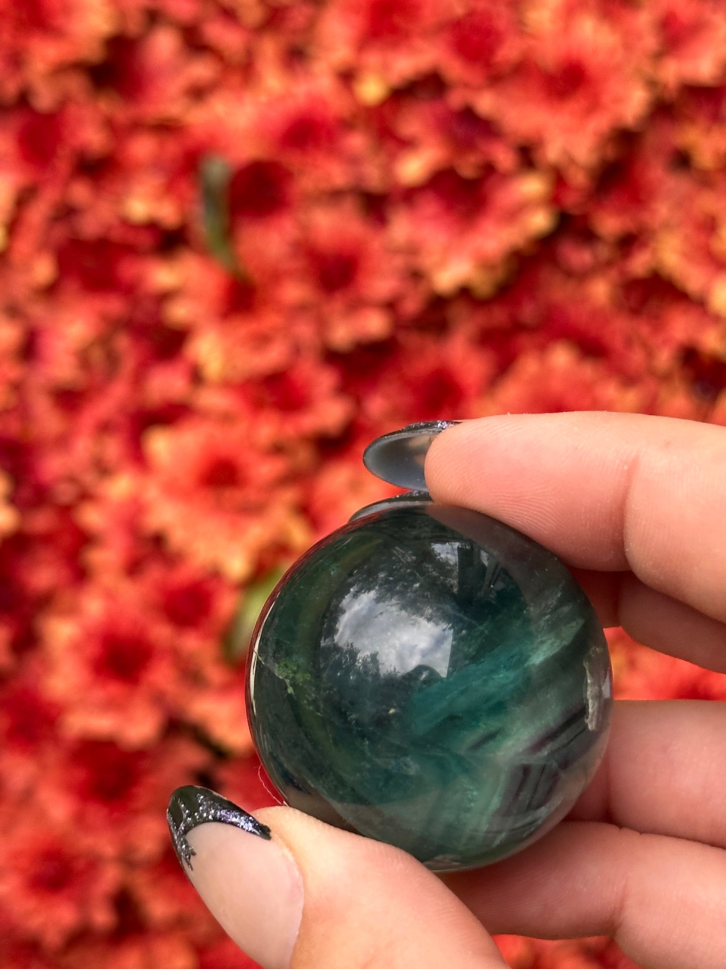 Blue Fluorite Sphere