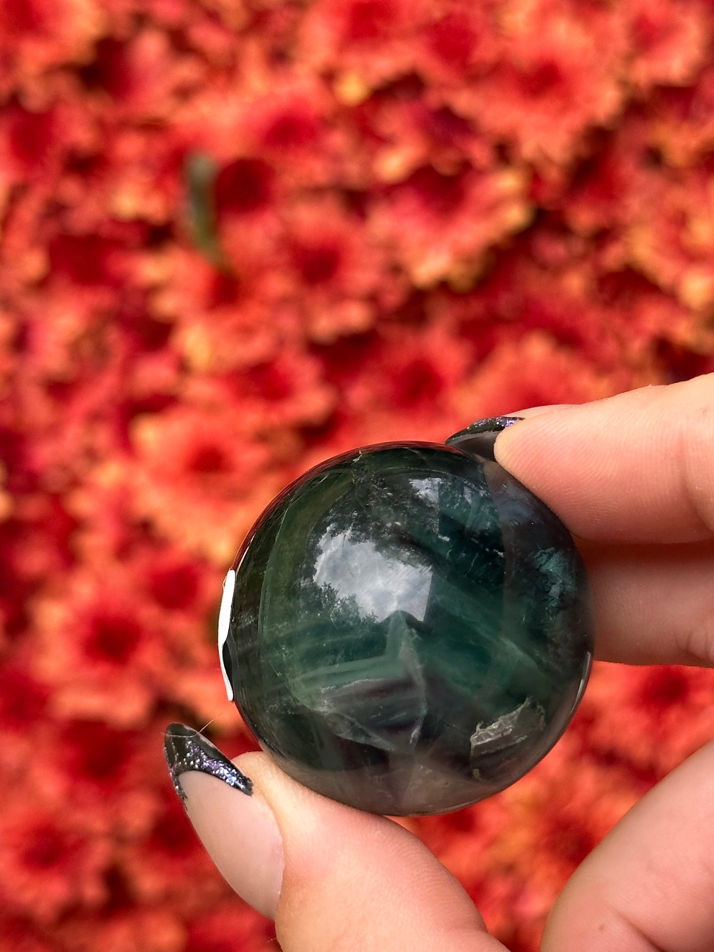 Blue Fluorite Sphere