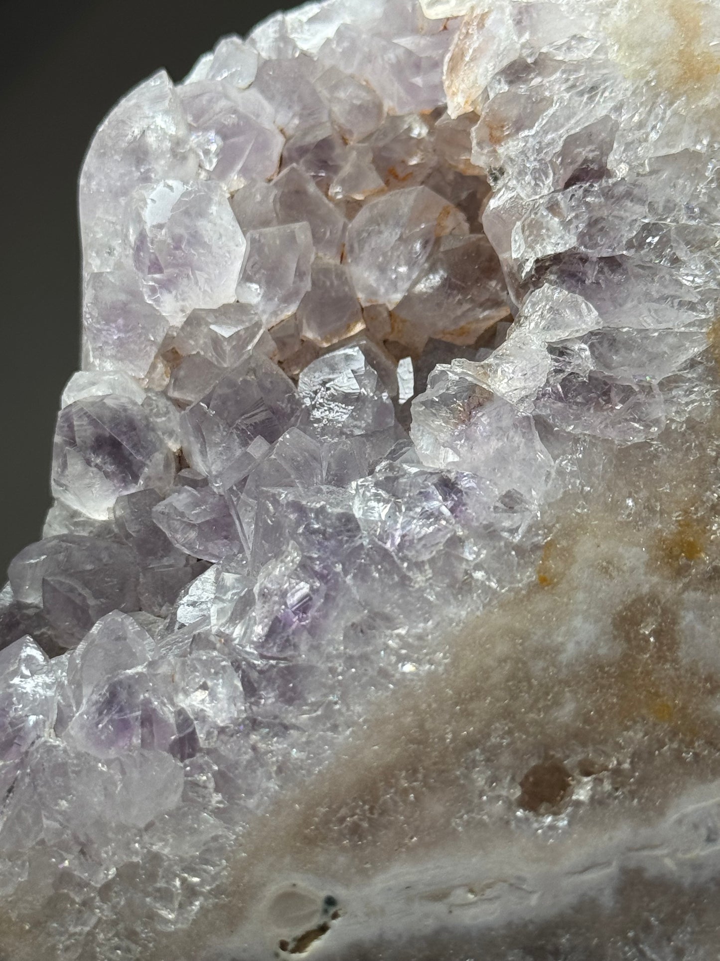Pink amethyst heart