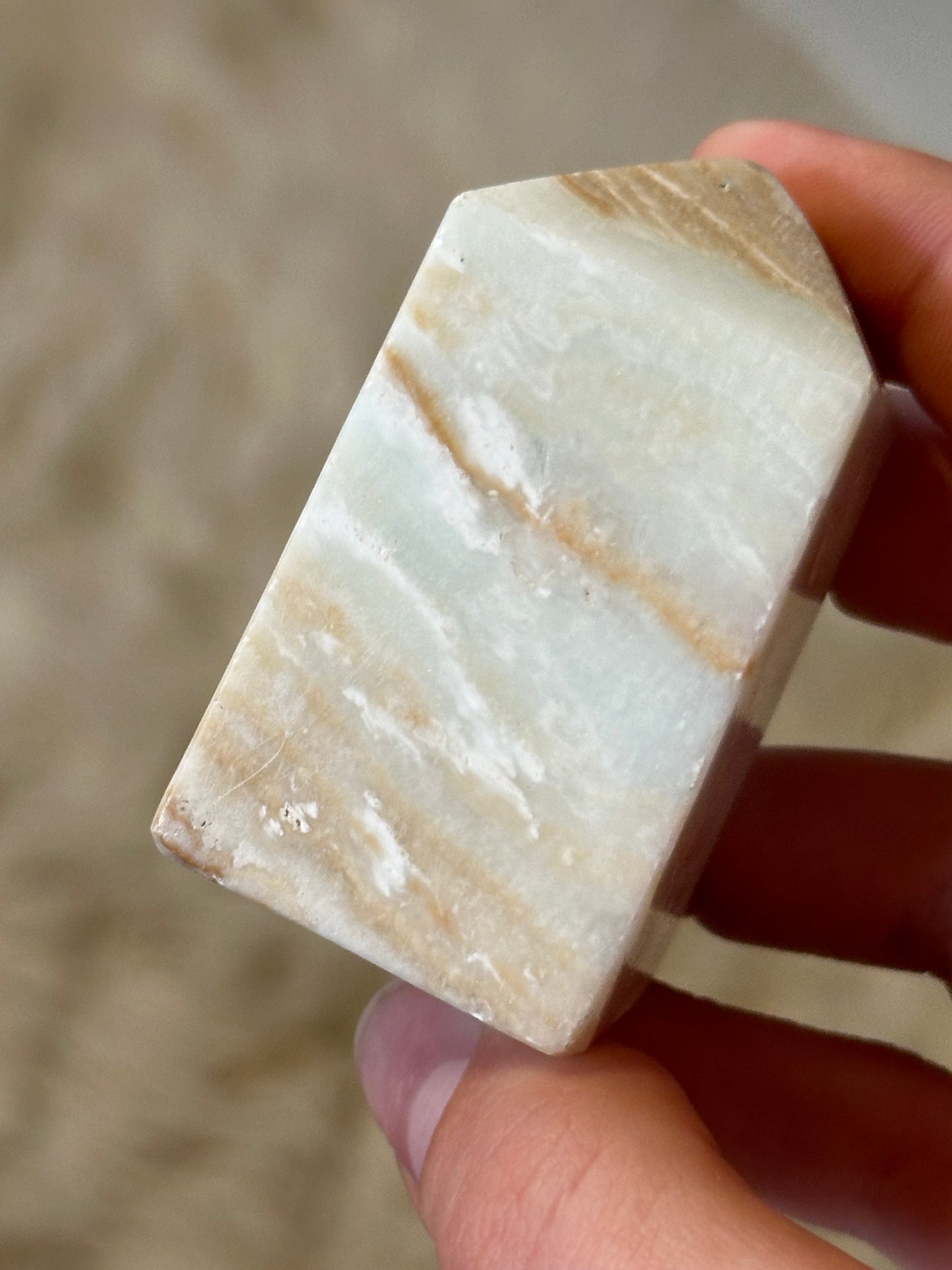 Caribbean calcite mini tower