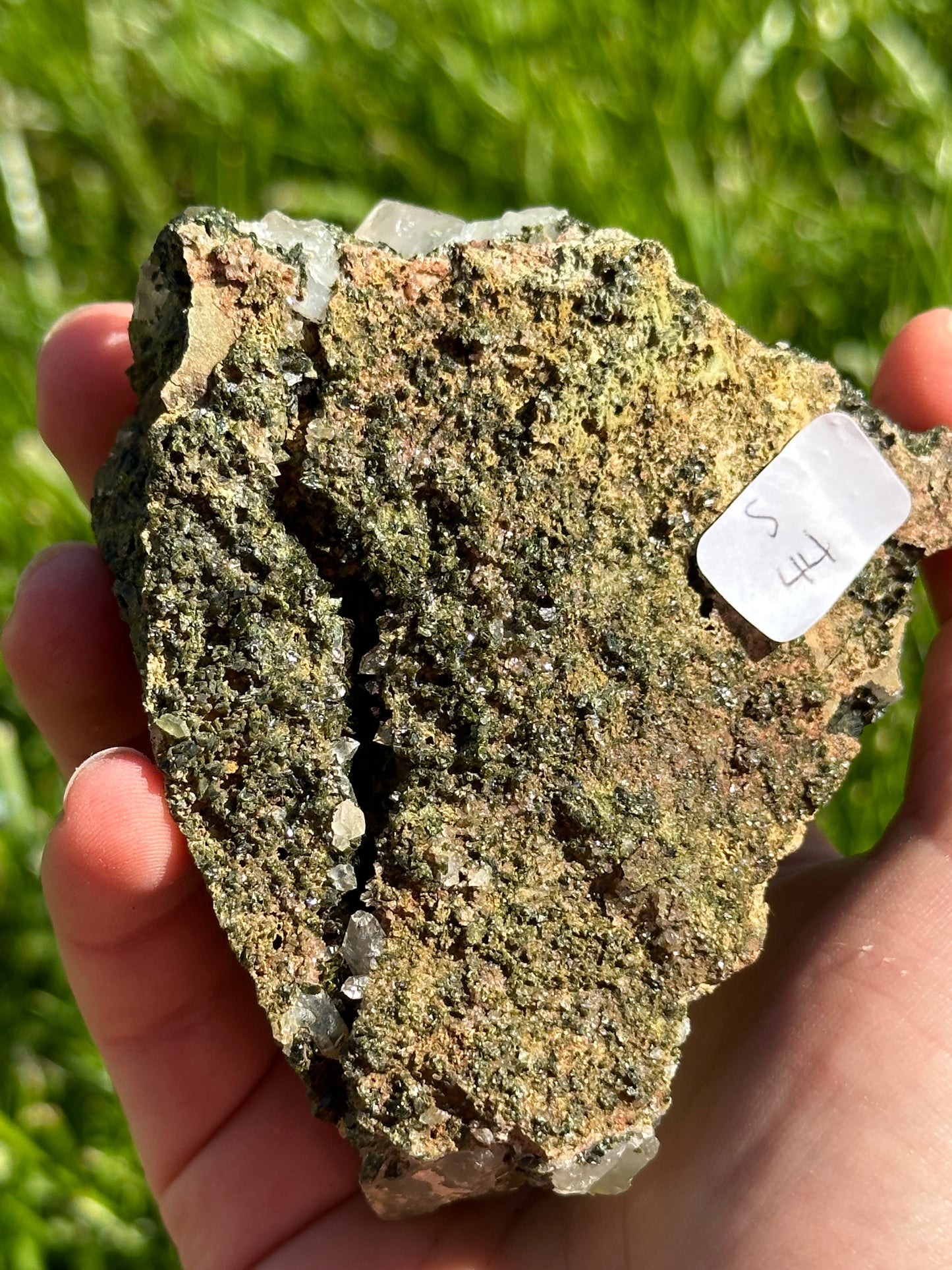 Epidote and Quartz