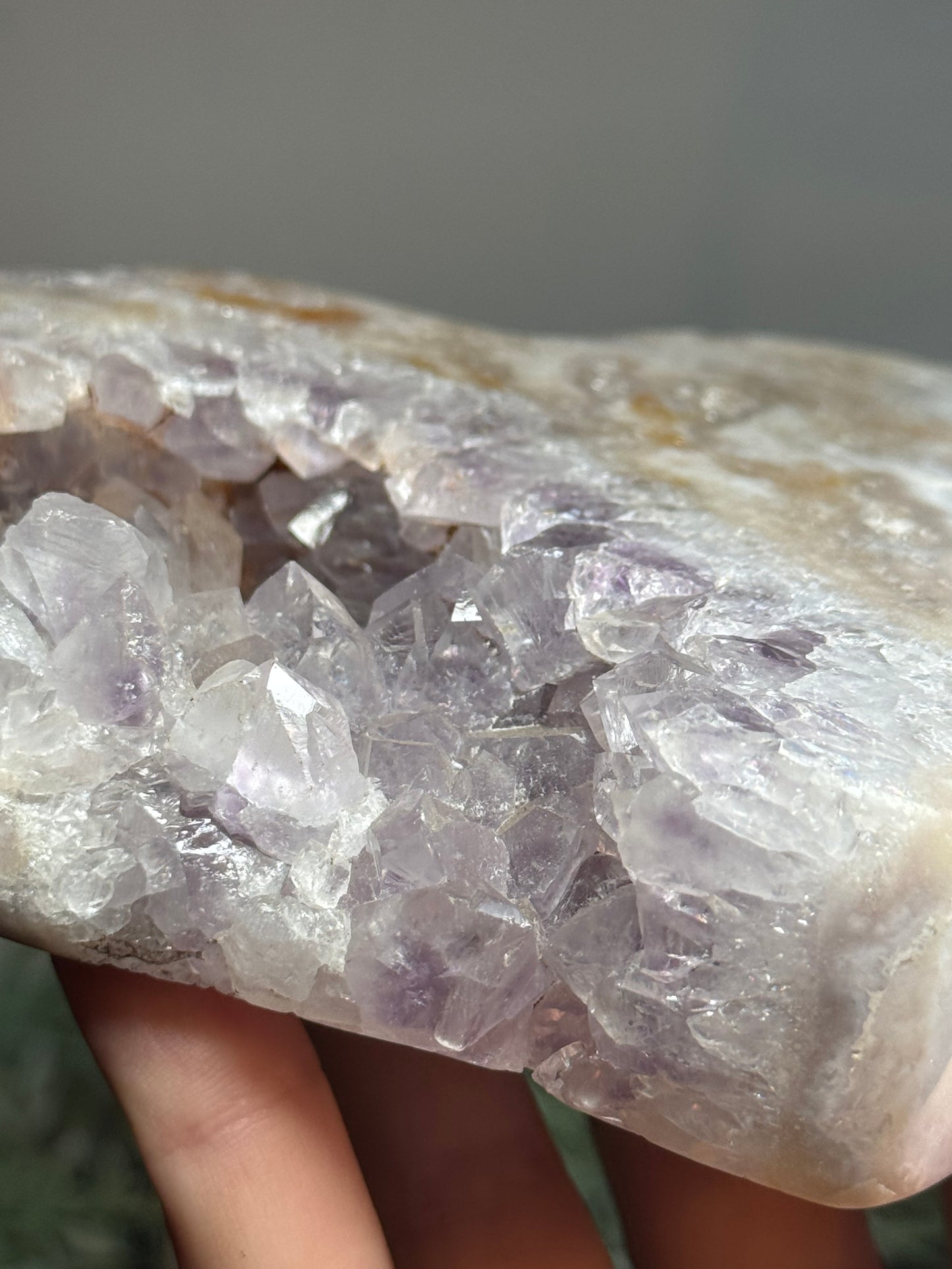Pink amethyst heart