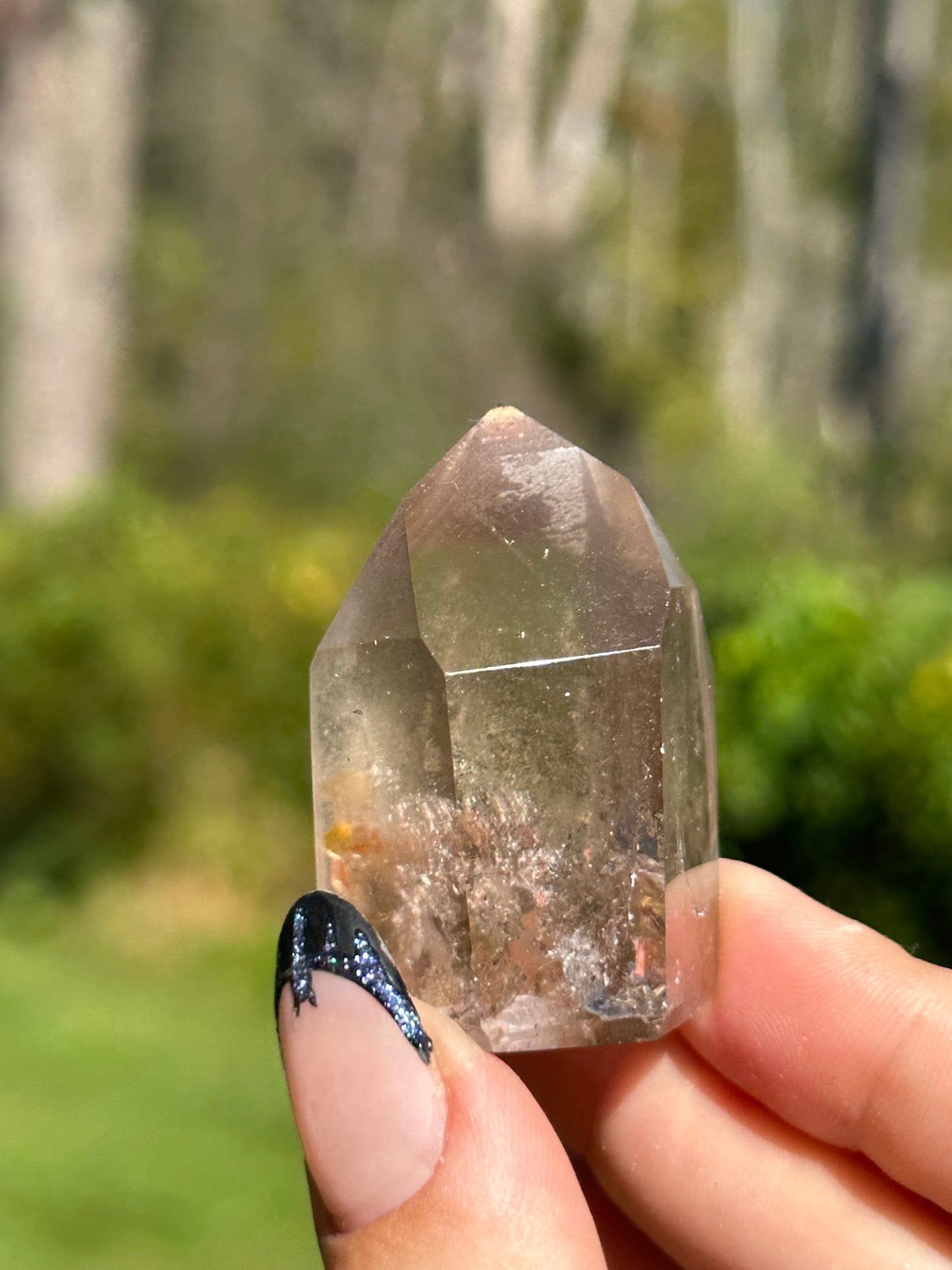 Garden Quartz (Lodalite) Tower