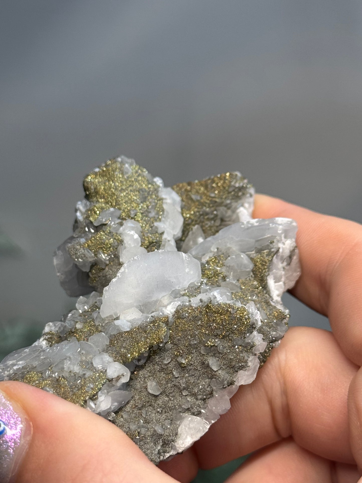 Pyrite, Calcite - China