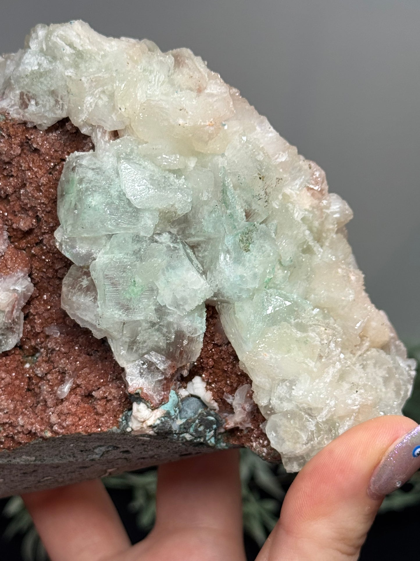 Apophyllite, Stilbite - India