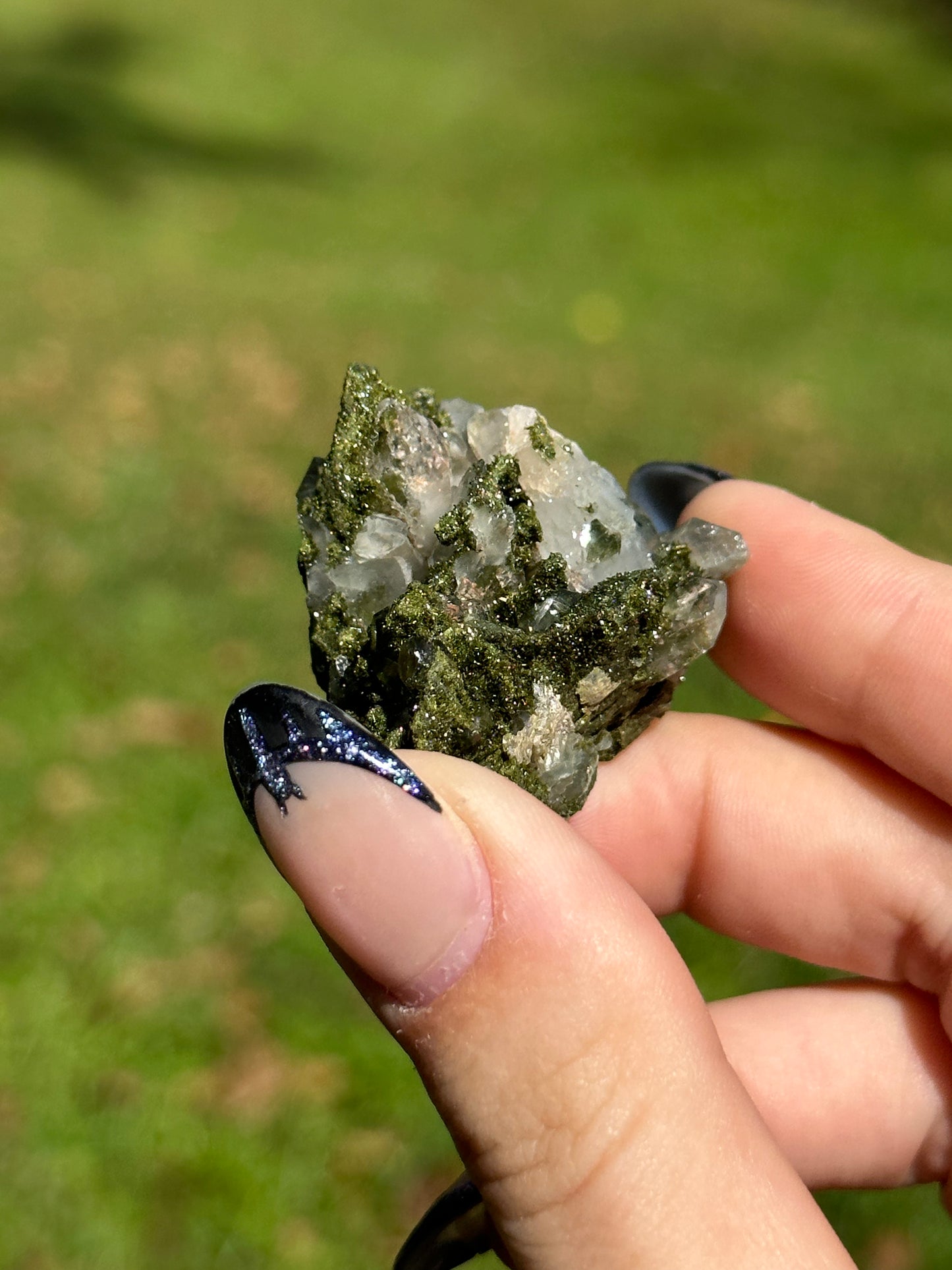 Epidote with Quartz - Y