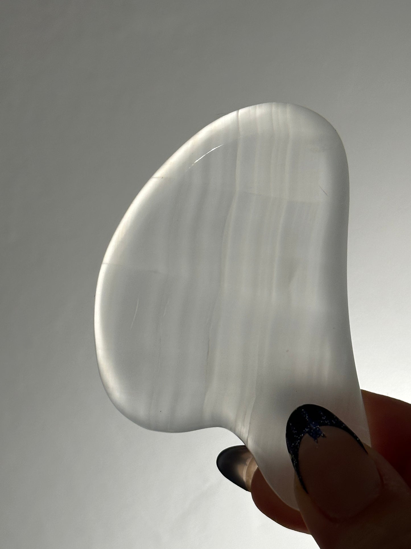 Banded Calcite Gua Sha (Mexican Onyx)
