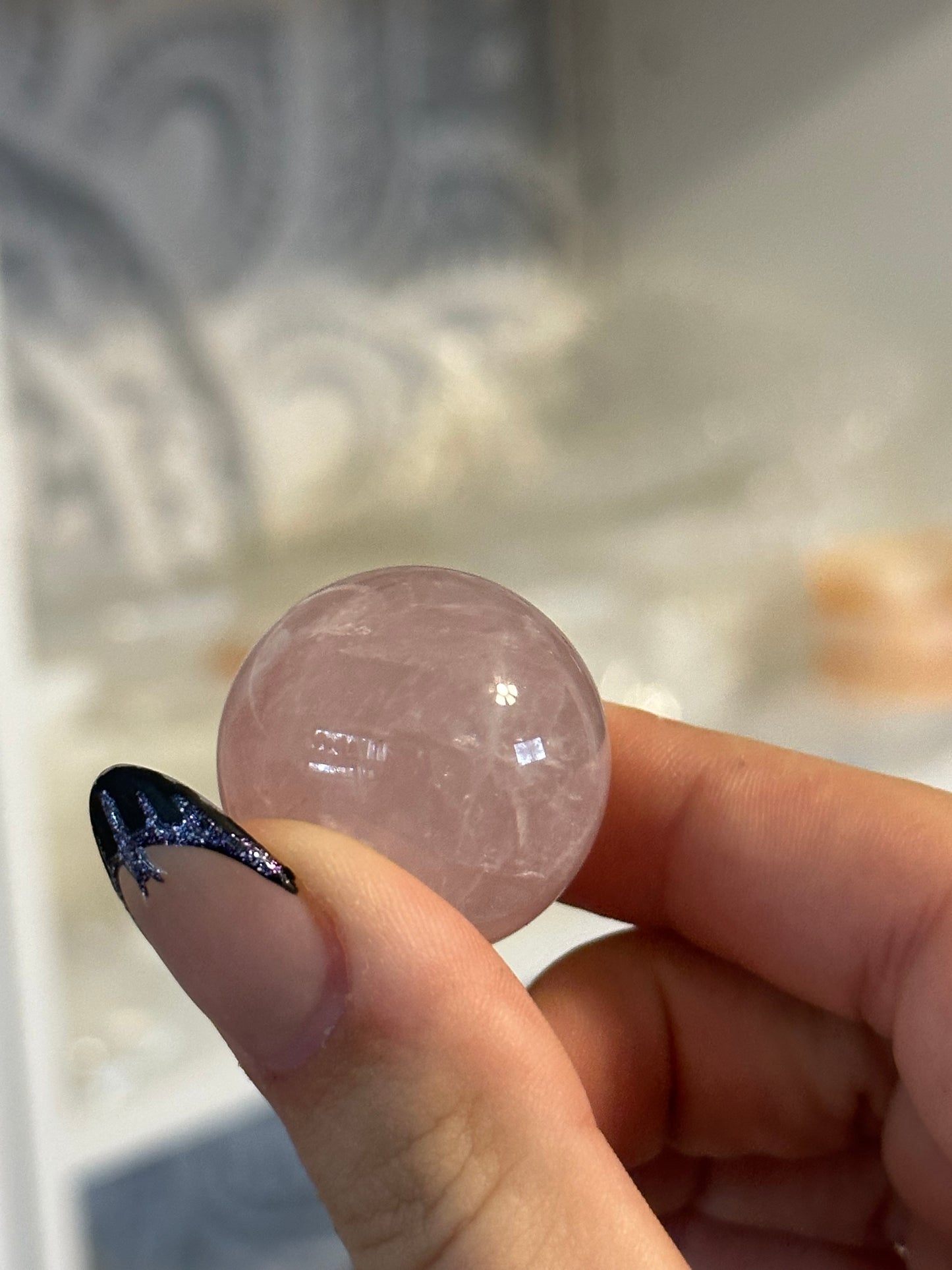 Rose Quartz mini spheres
