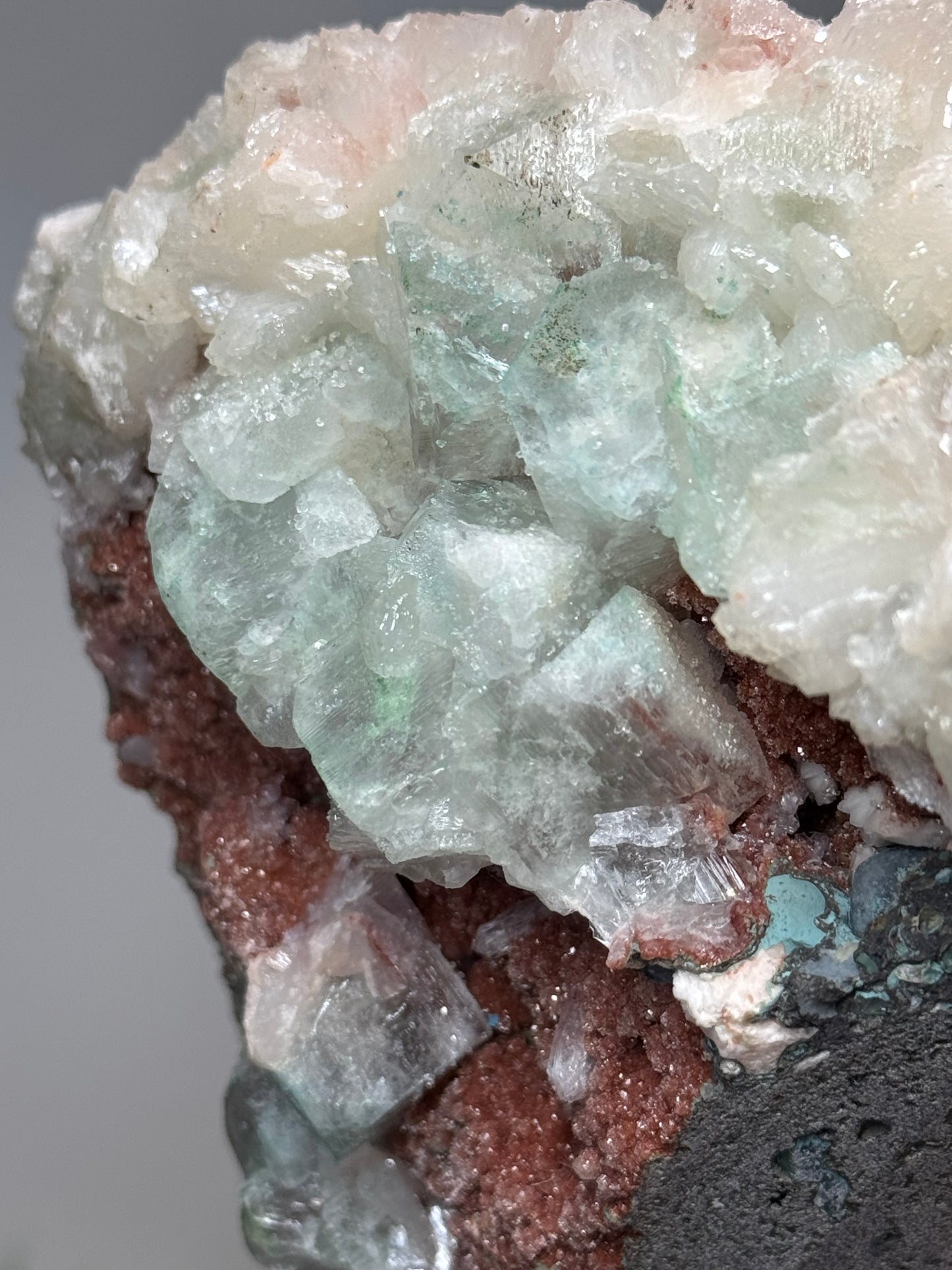 Apophyllite, Stilbite - India
