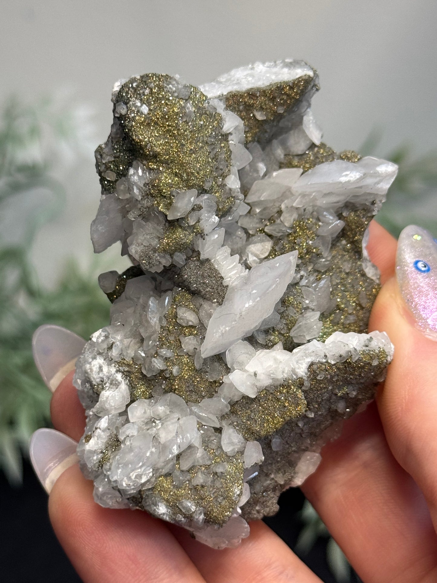 Pyrite, Calcite - China