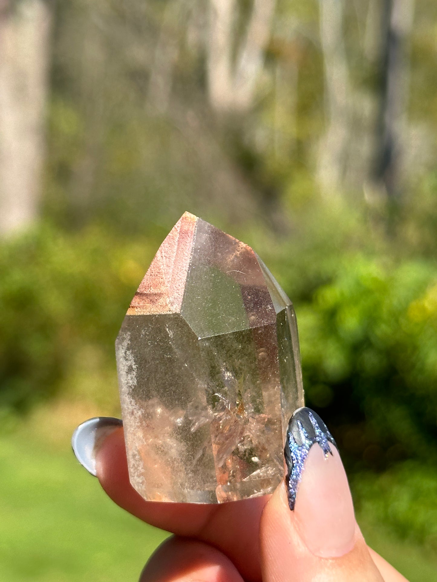 Garden Quartz (Lodalite) Tower