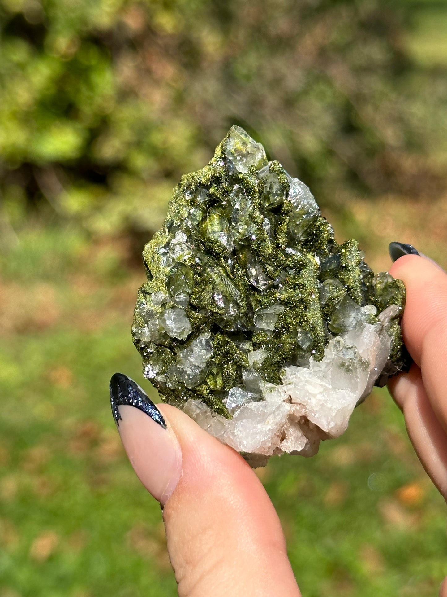 Epidote with Quartz - B