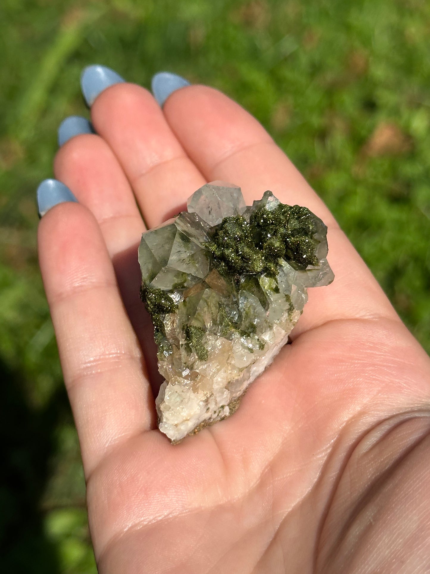 Epidote with Quartz - J