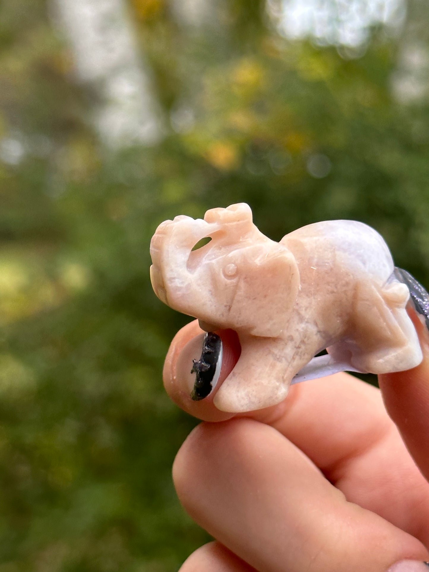 Lepidolite Mini Elephant