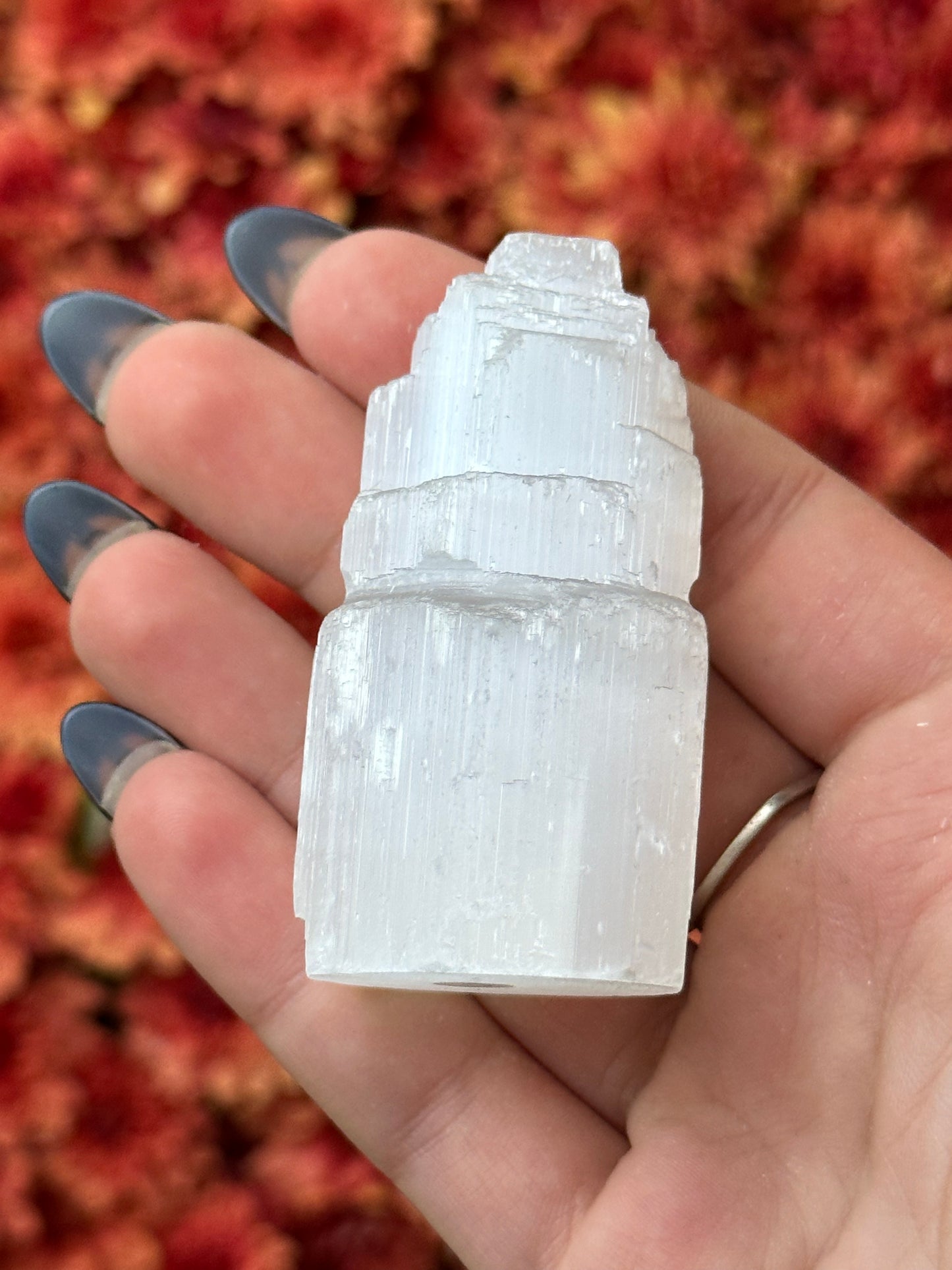 Satin spar selenite