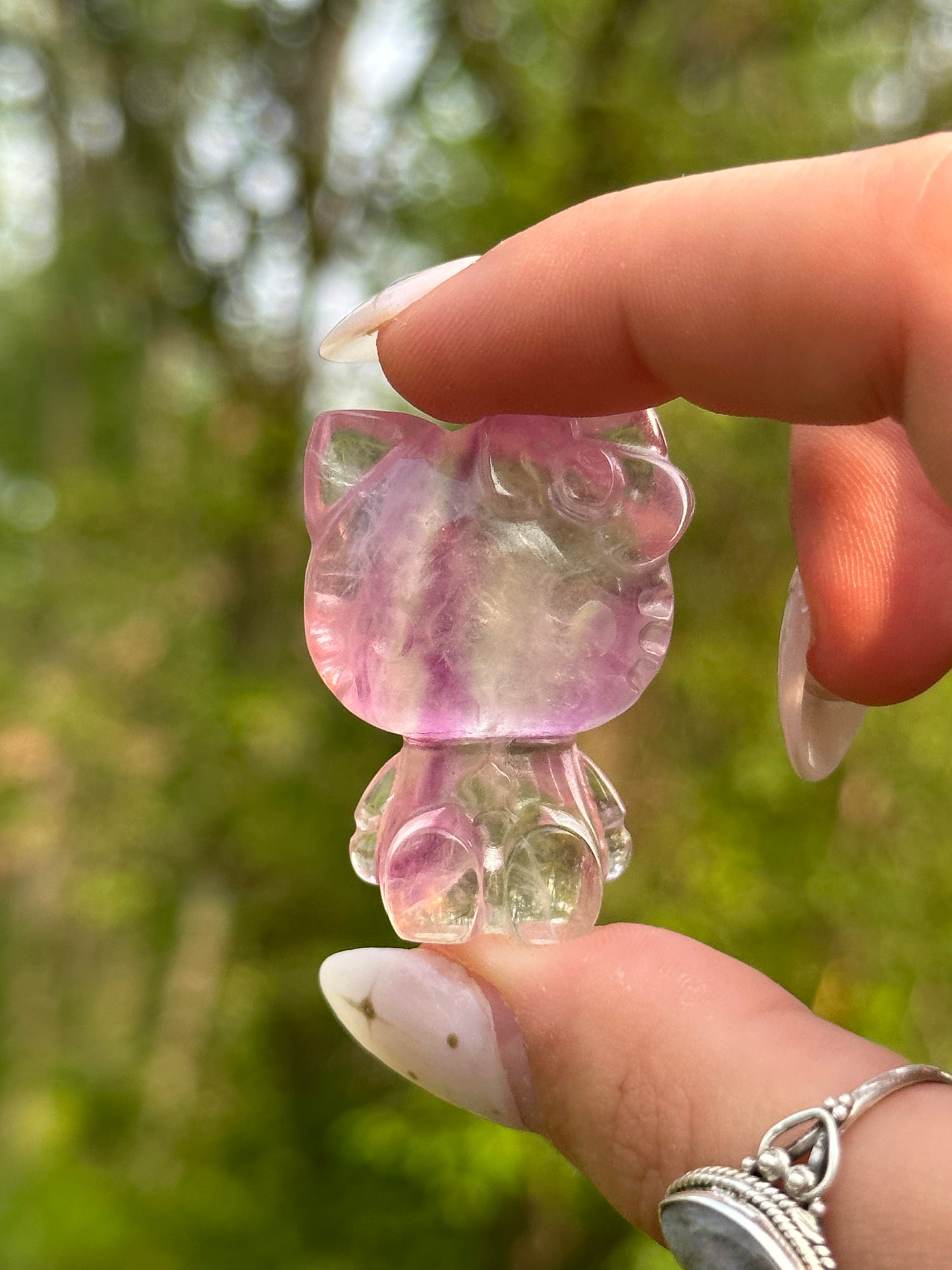 Fluorite Hello Kitty