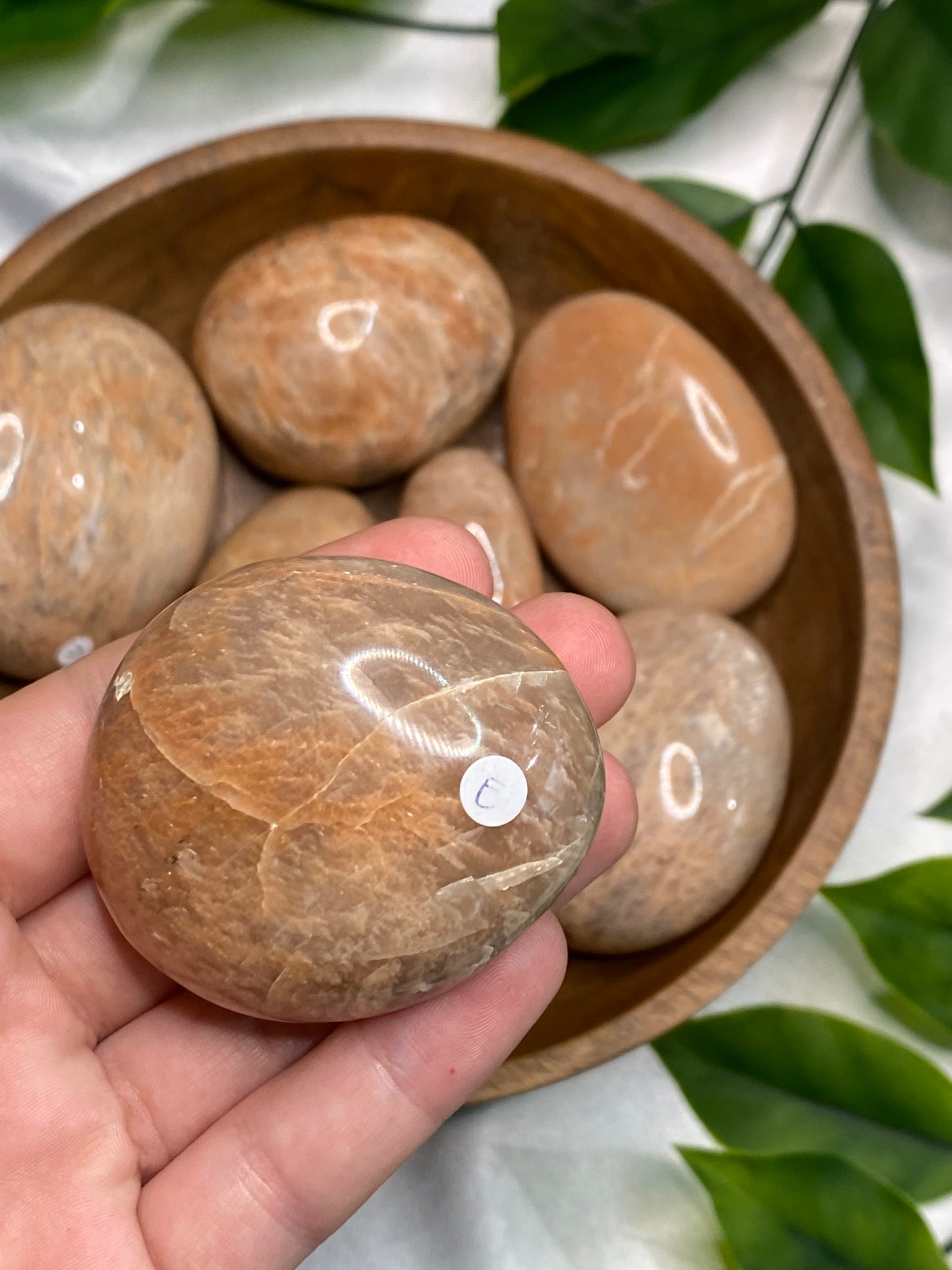 Peach Moonstone Palmstones