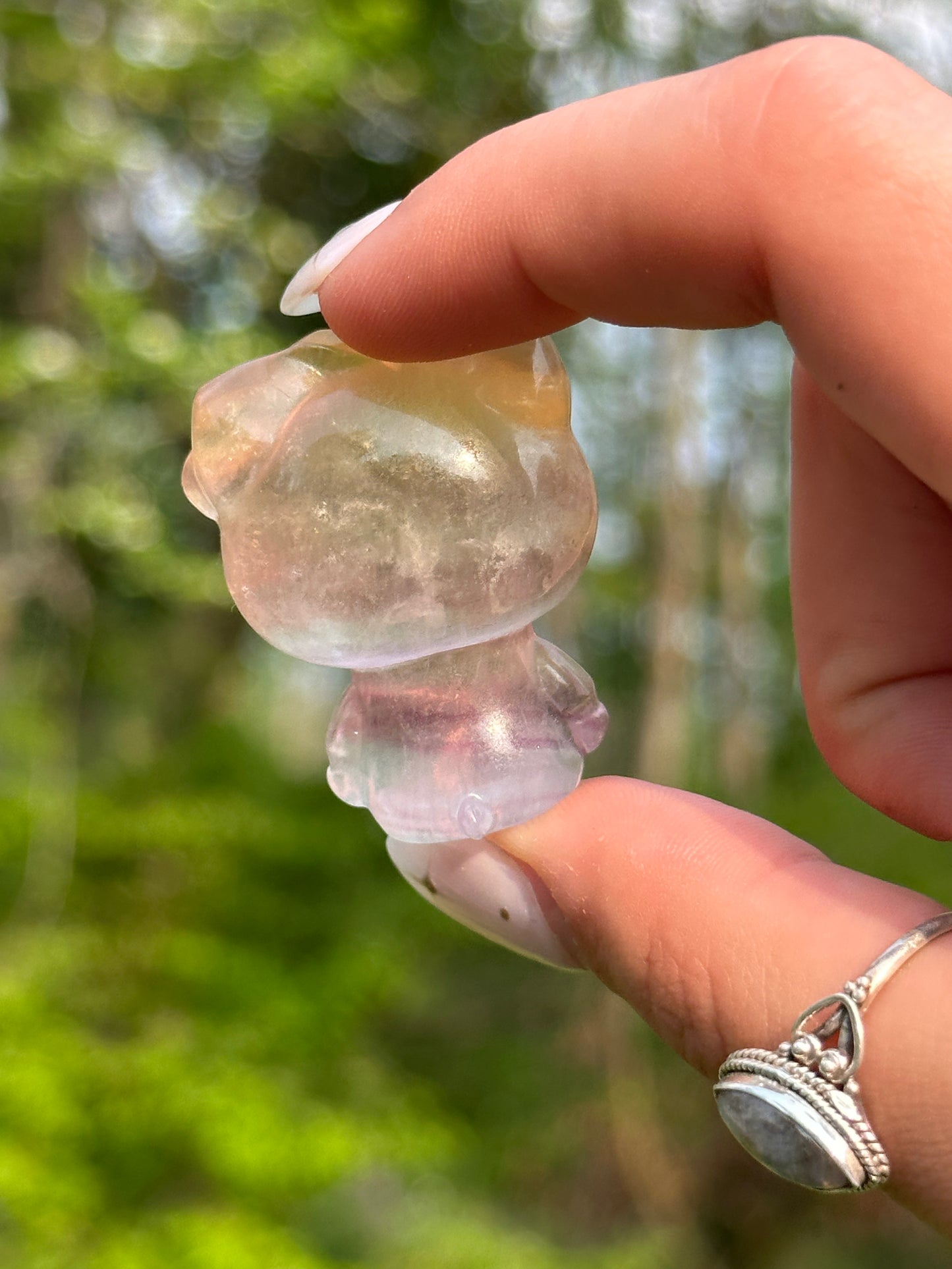 Fluorite Hello Kitty