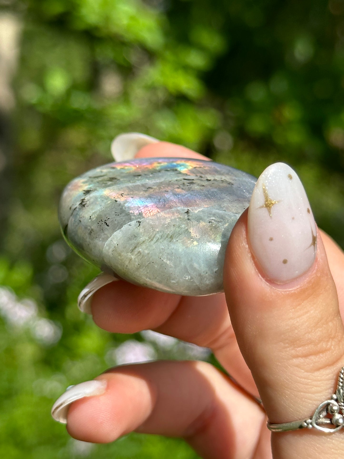 Sunset Labradorite Palmstone