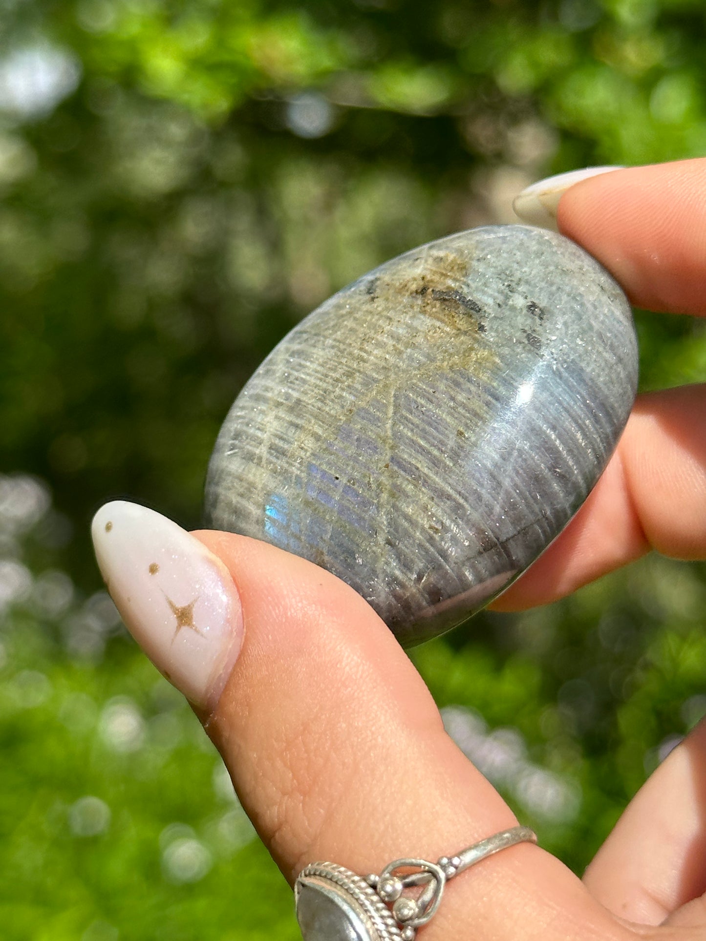 Sunset Labradorite Palmstone