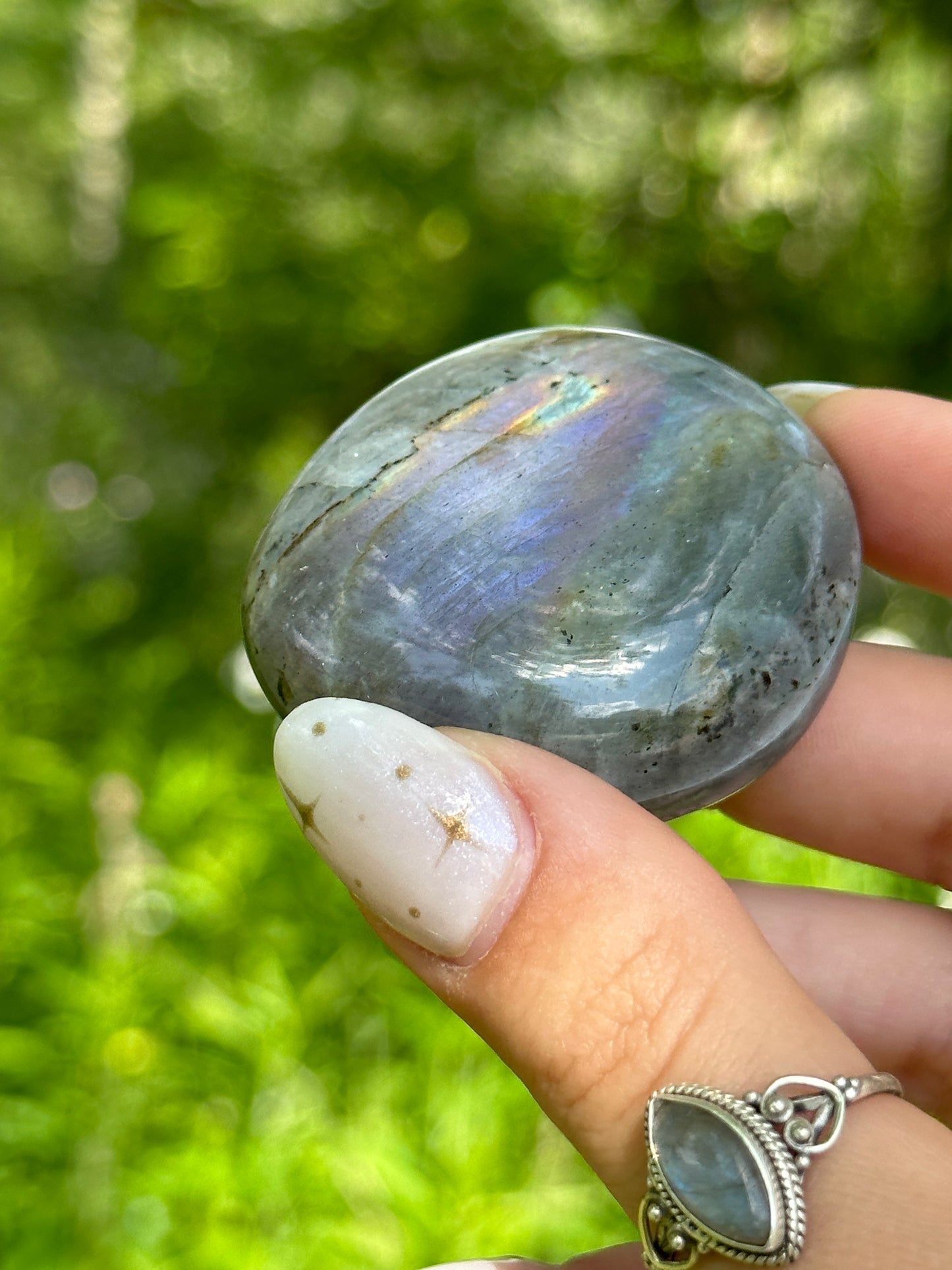Sunset Labradorite Palmstone