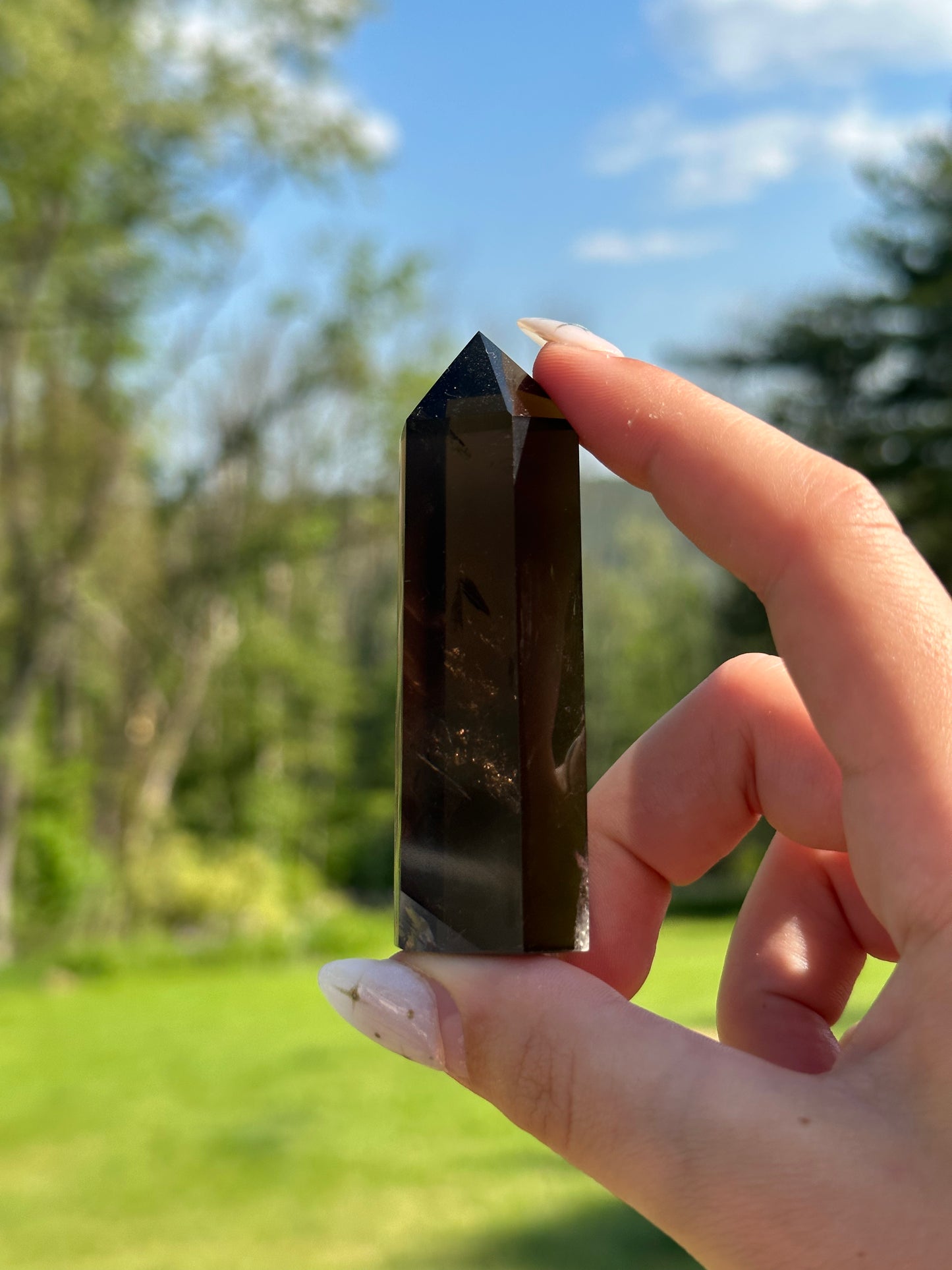 Smokey Quartz Towers