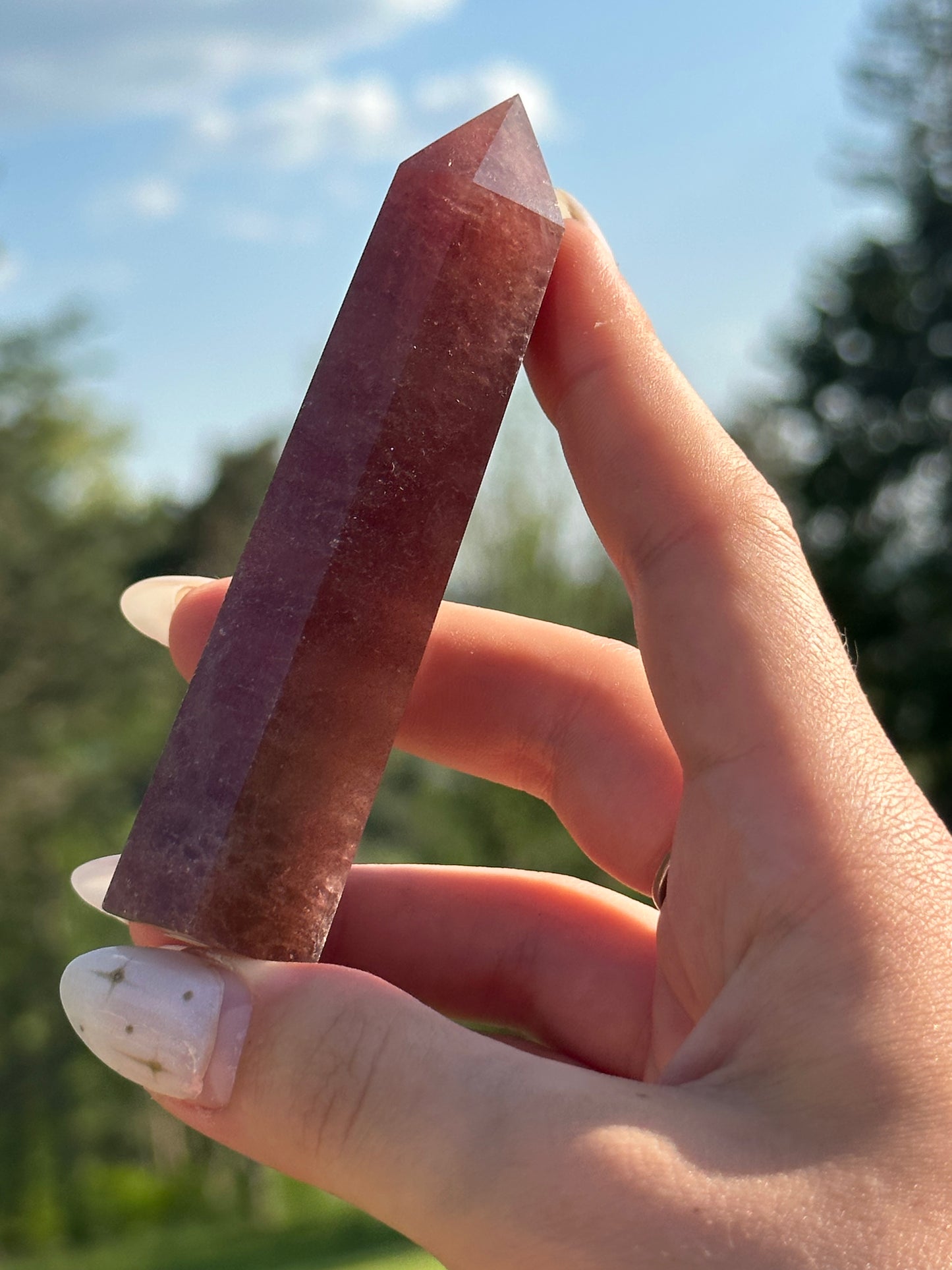 Strawberry Quartz- AKA Red Aventurine towers