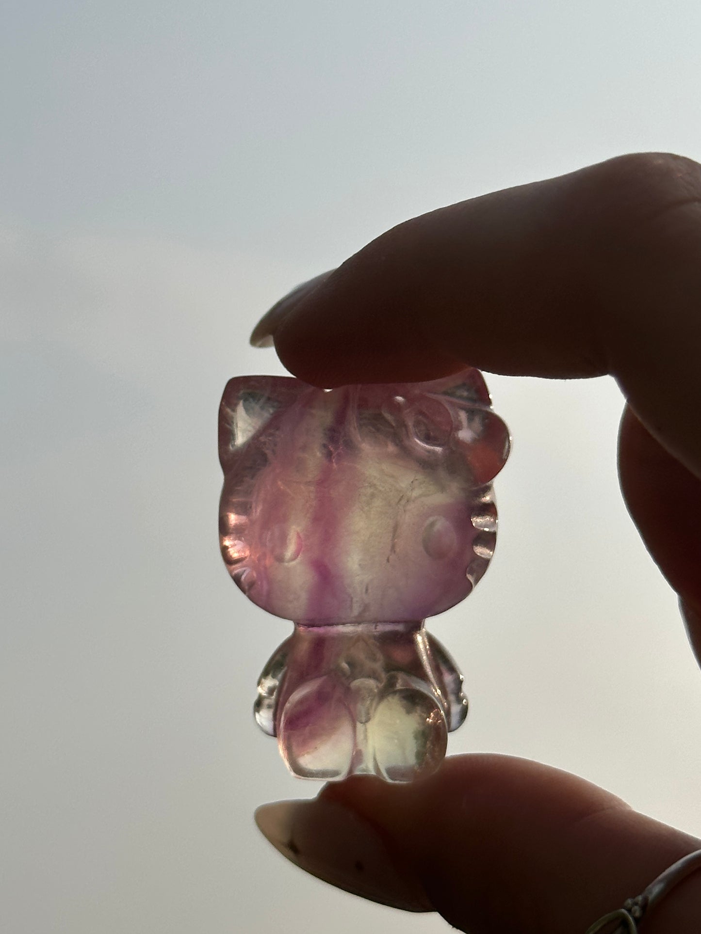 Fluorite Hello Kitty