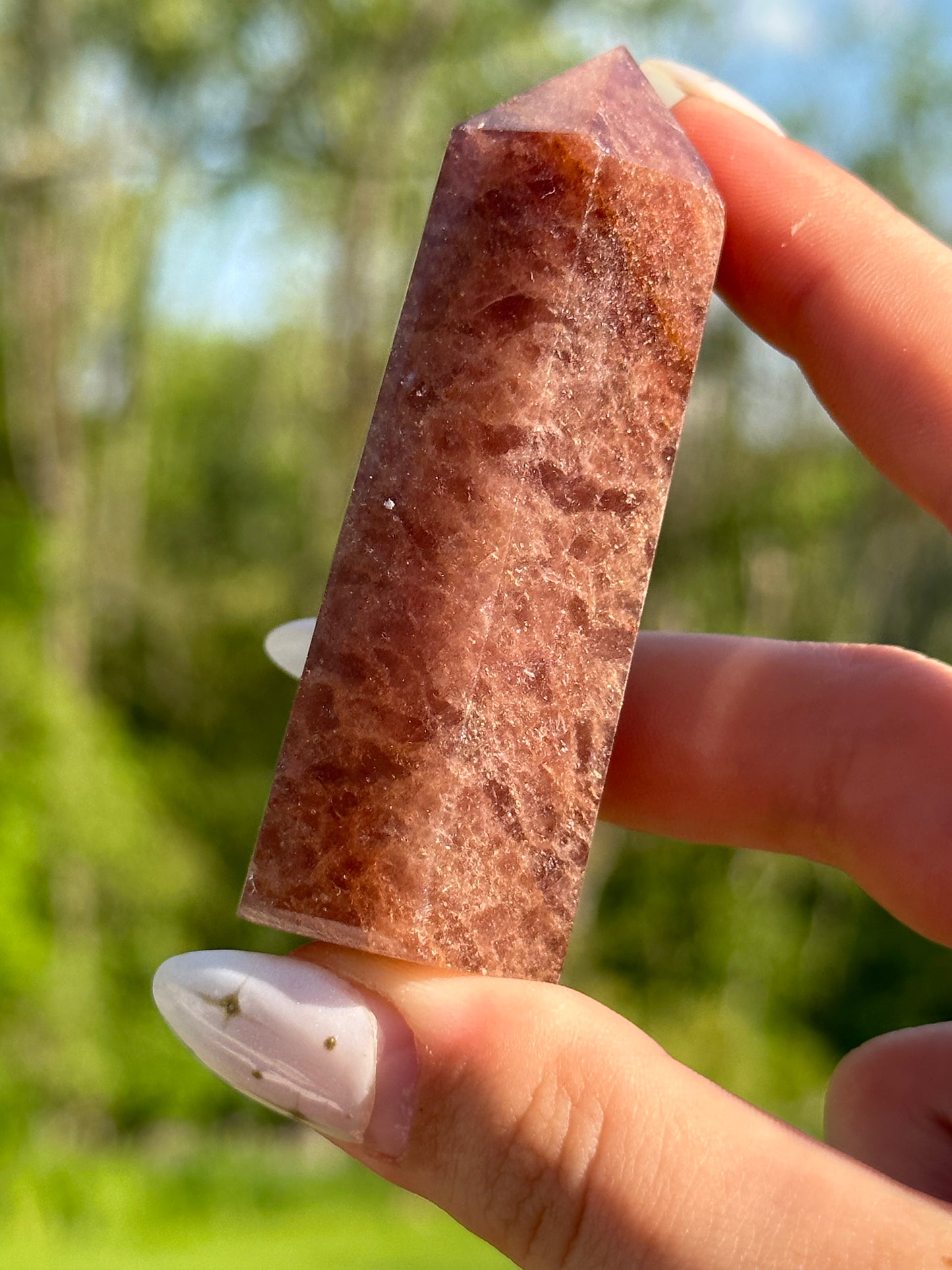 Strawberry Quartz- AKA Red Aventurine towers