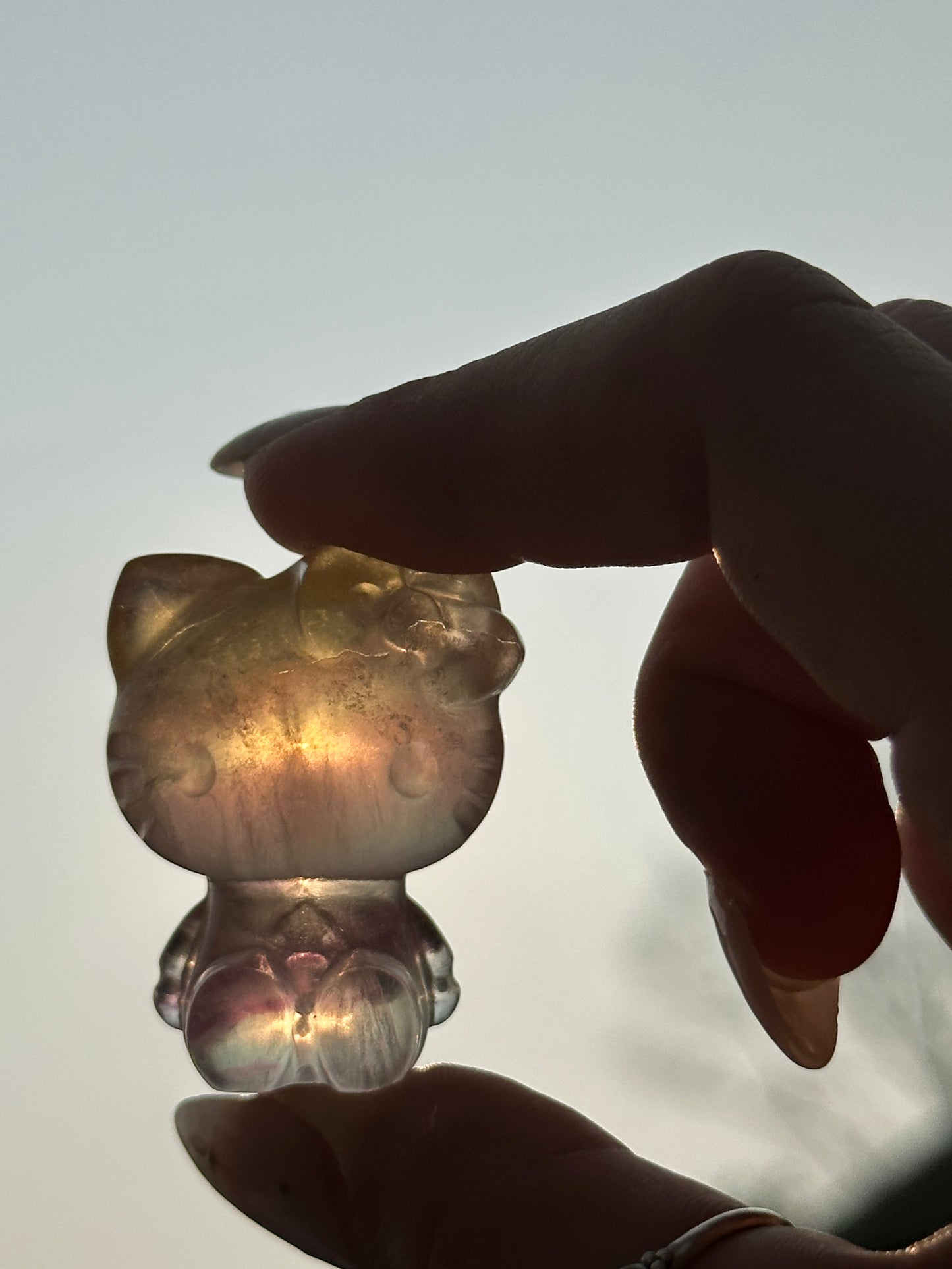 Fluorite Hello Kitty