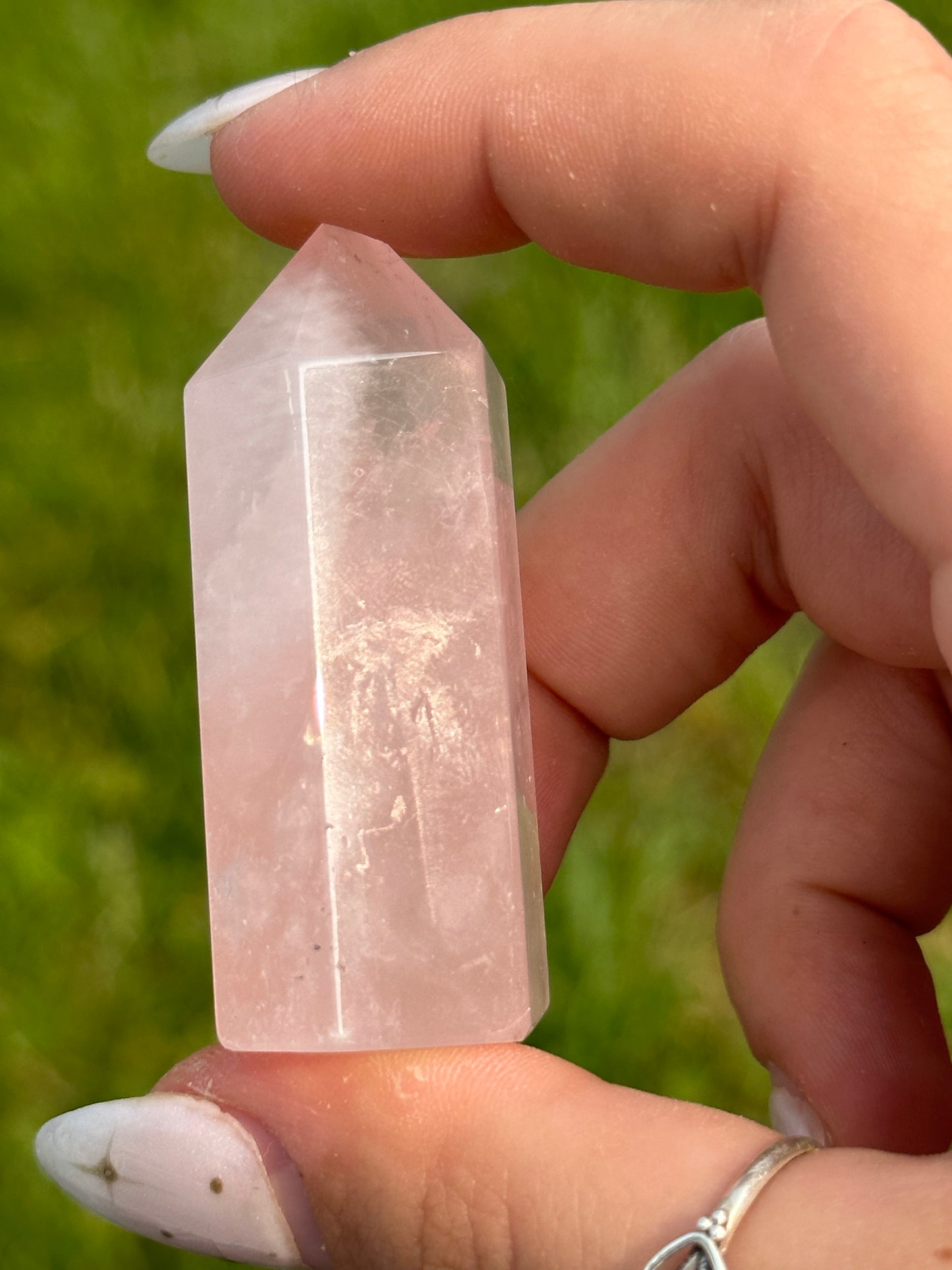 Mini Rose Quartz Tower