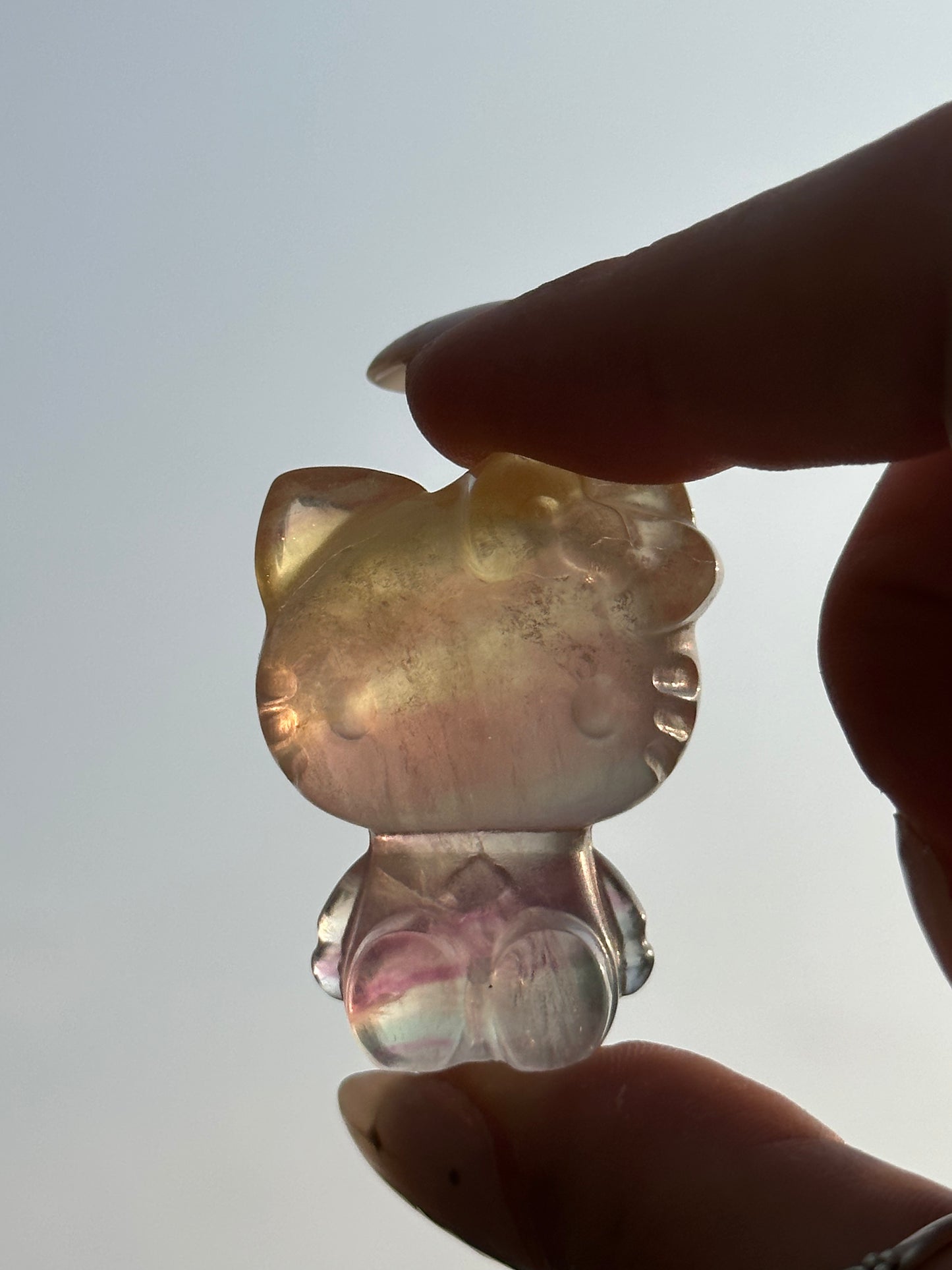 Fluorite Hello Kitty