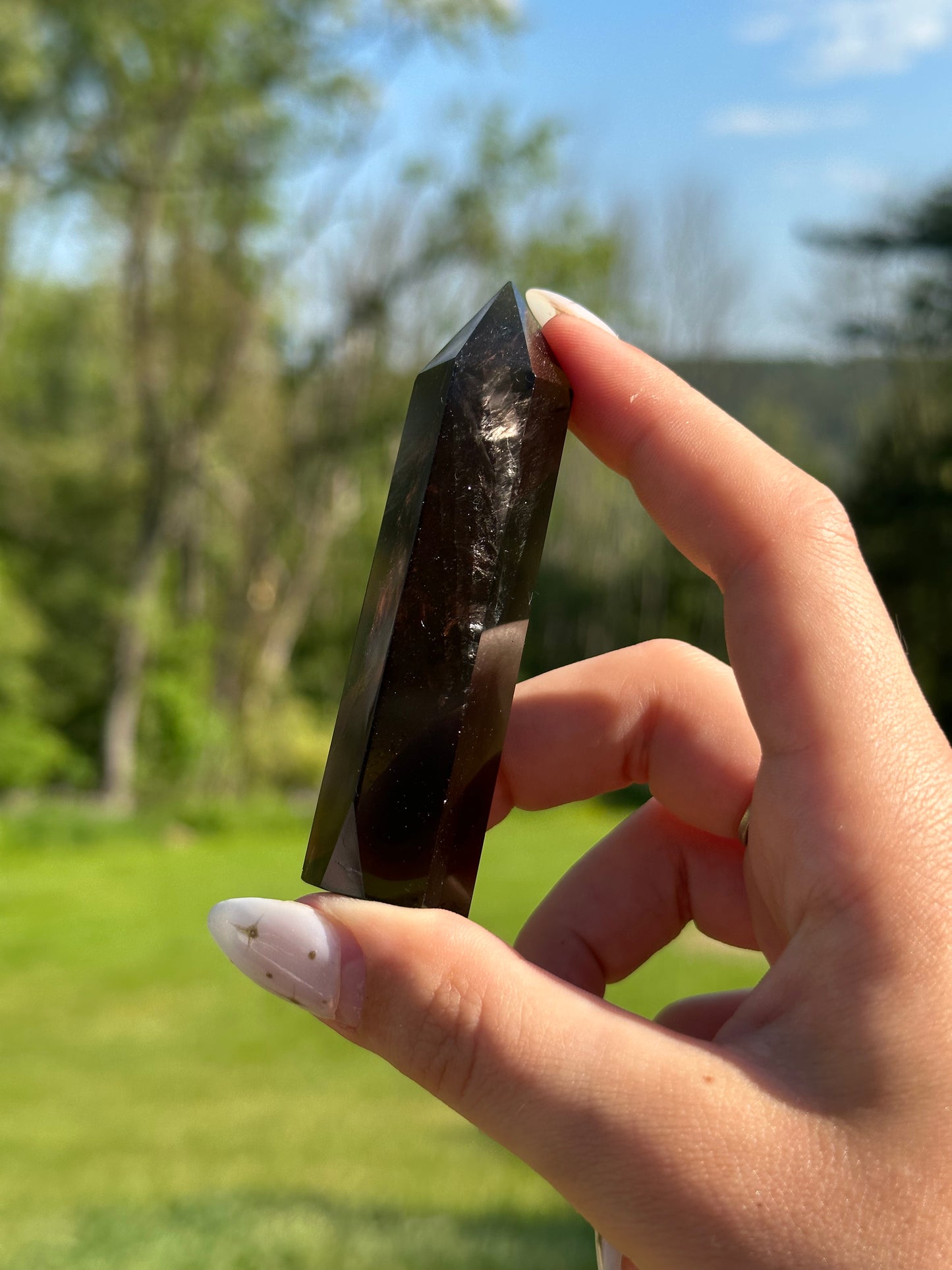 Smokey Quartz Towers