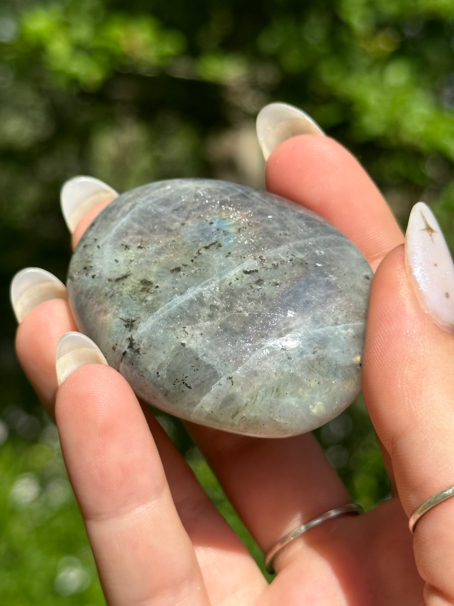 Sunset Labradorite Palmstone