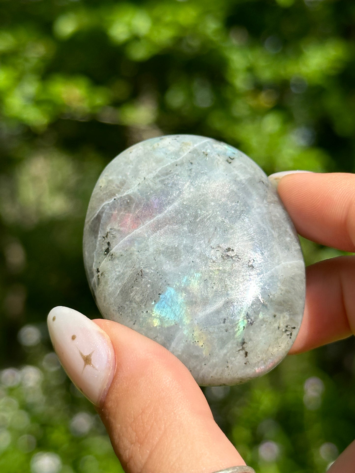 Sunset Labradorite Palmstone