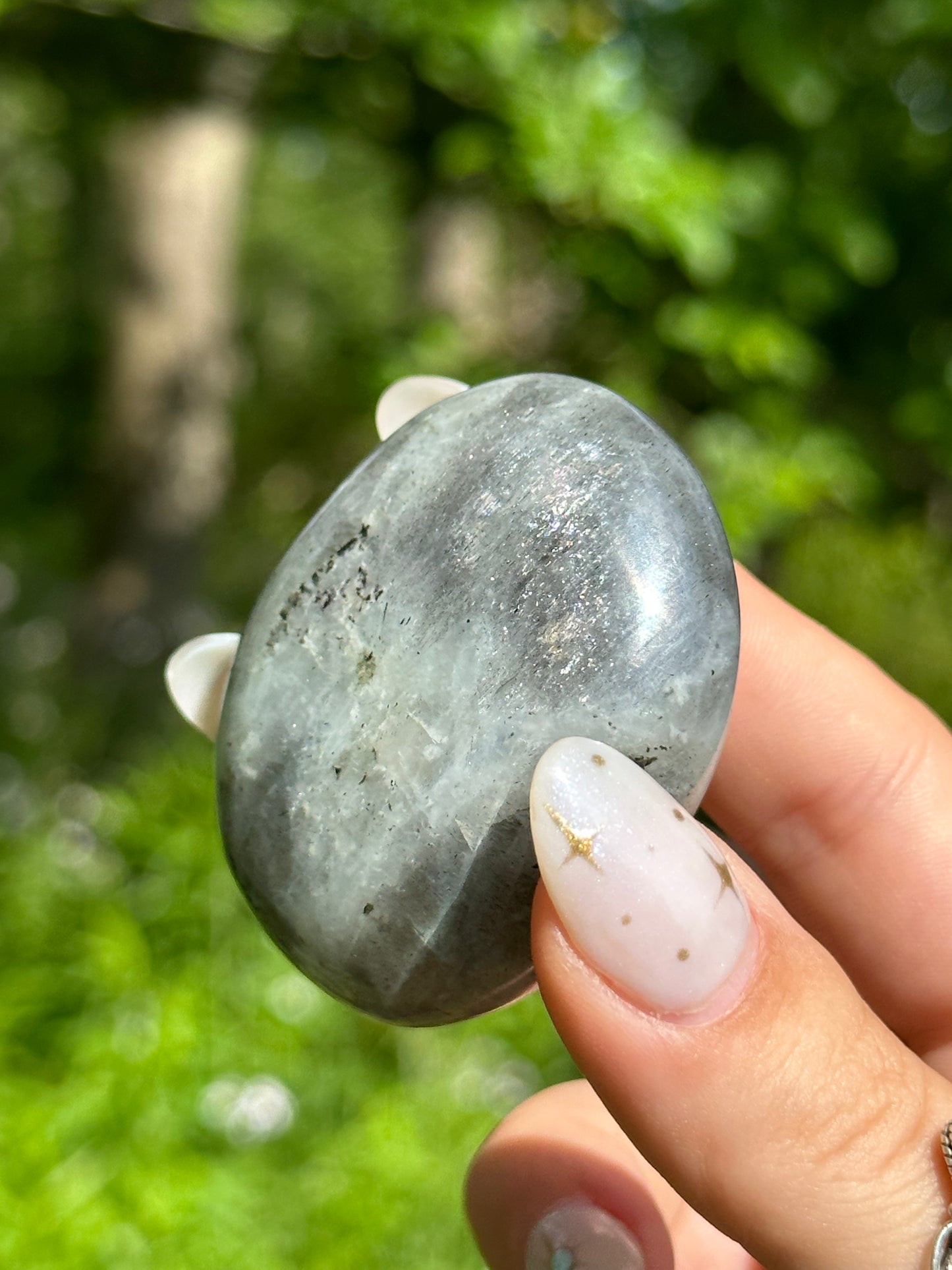 Sunset Labradorite Palmstone
