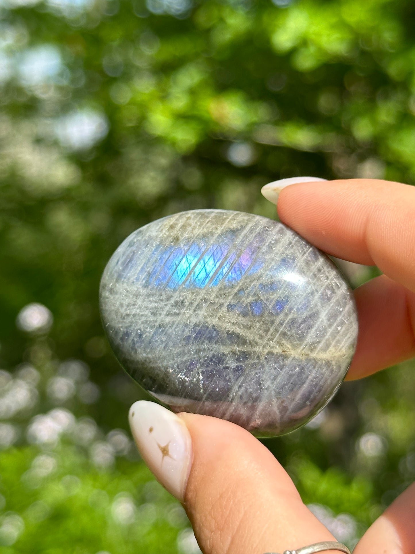 Sunset Labradorite Palmstone