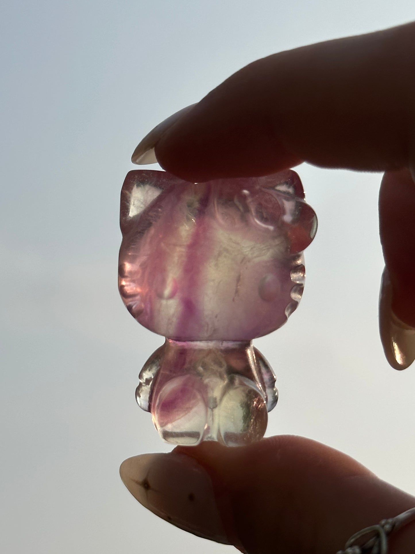 Fluorite Hello Kitty
