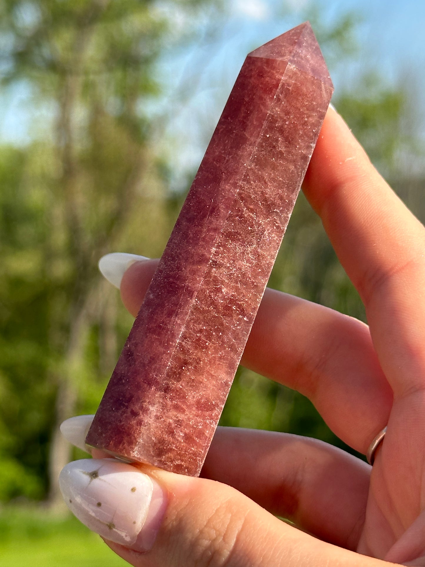 Strawberry Quartz- AKA Red Aventurine towers