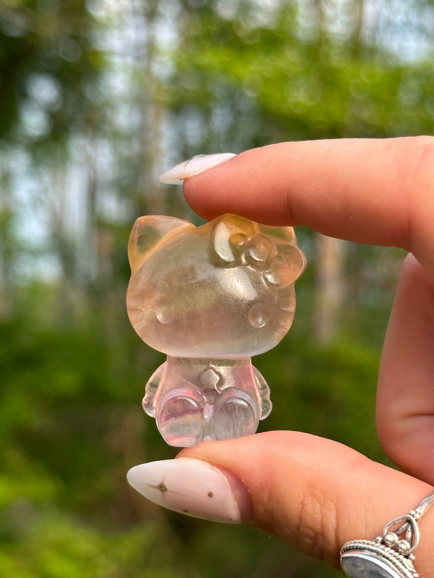 Fluorite Hello Kitty