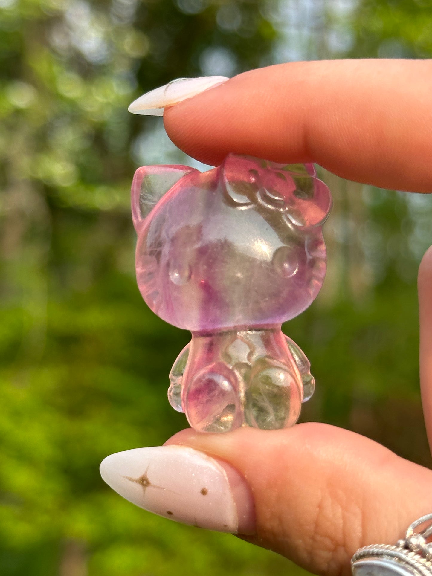 Fluorite Hello Kitty
