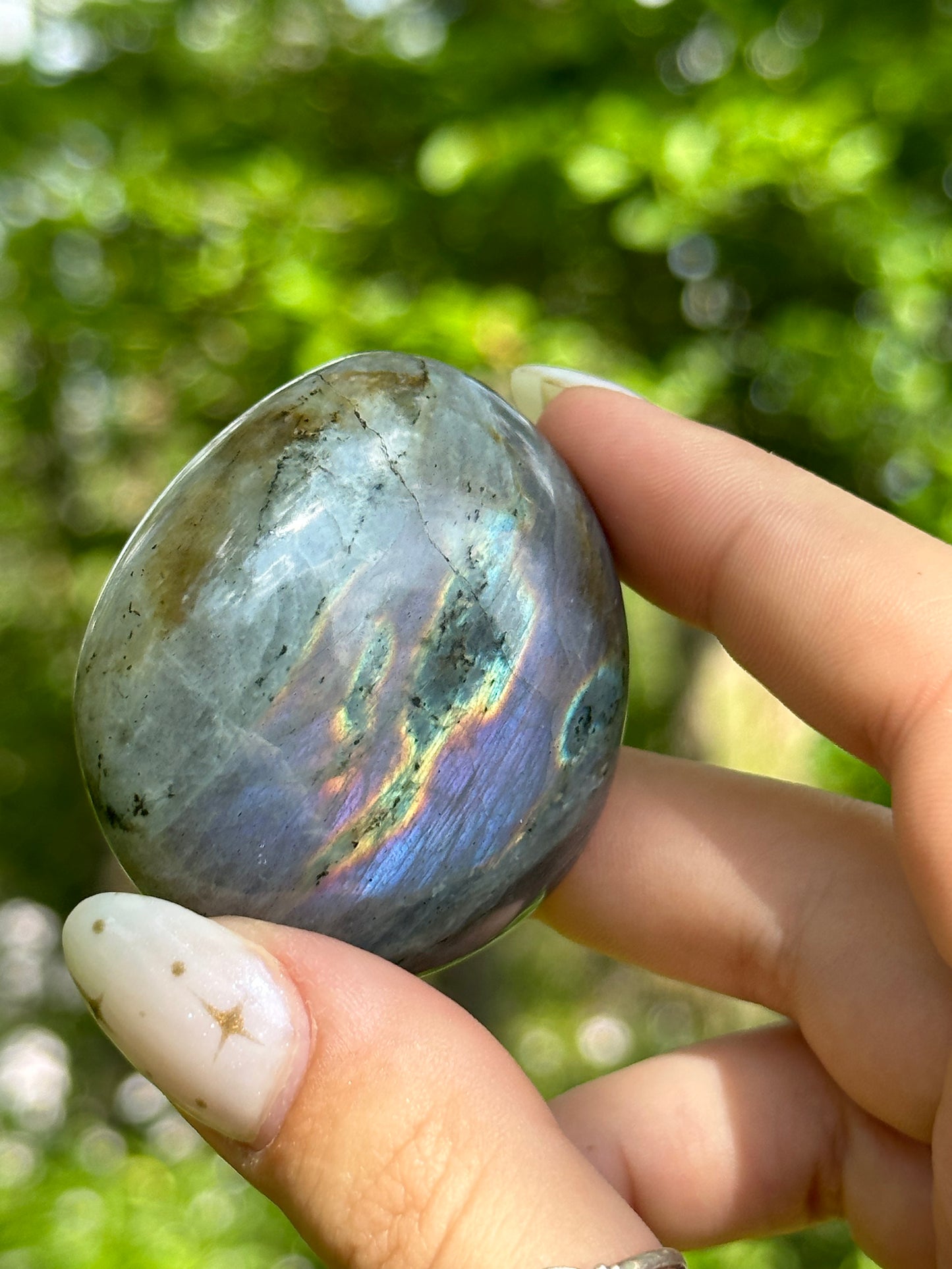 Sunset Labradorite Palmstone