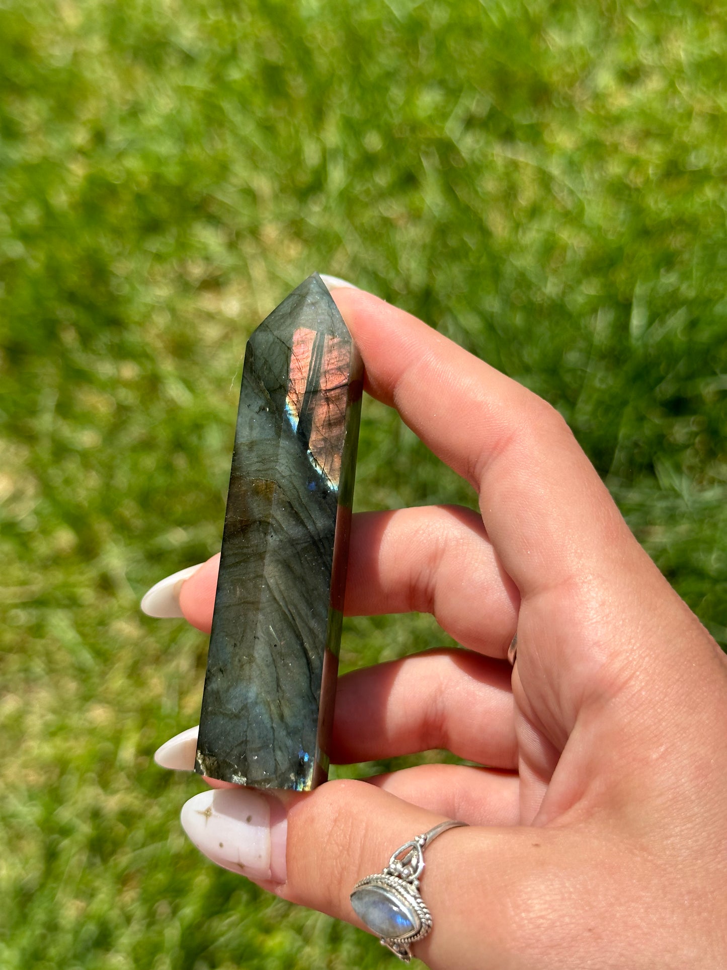 Labradorite towers