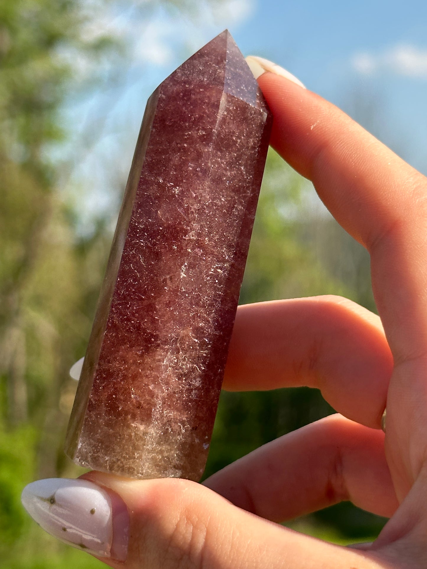 Strawberry Quartz- AKA Red Aventurine towers