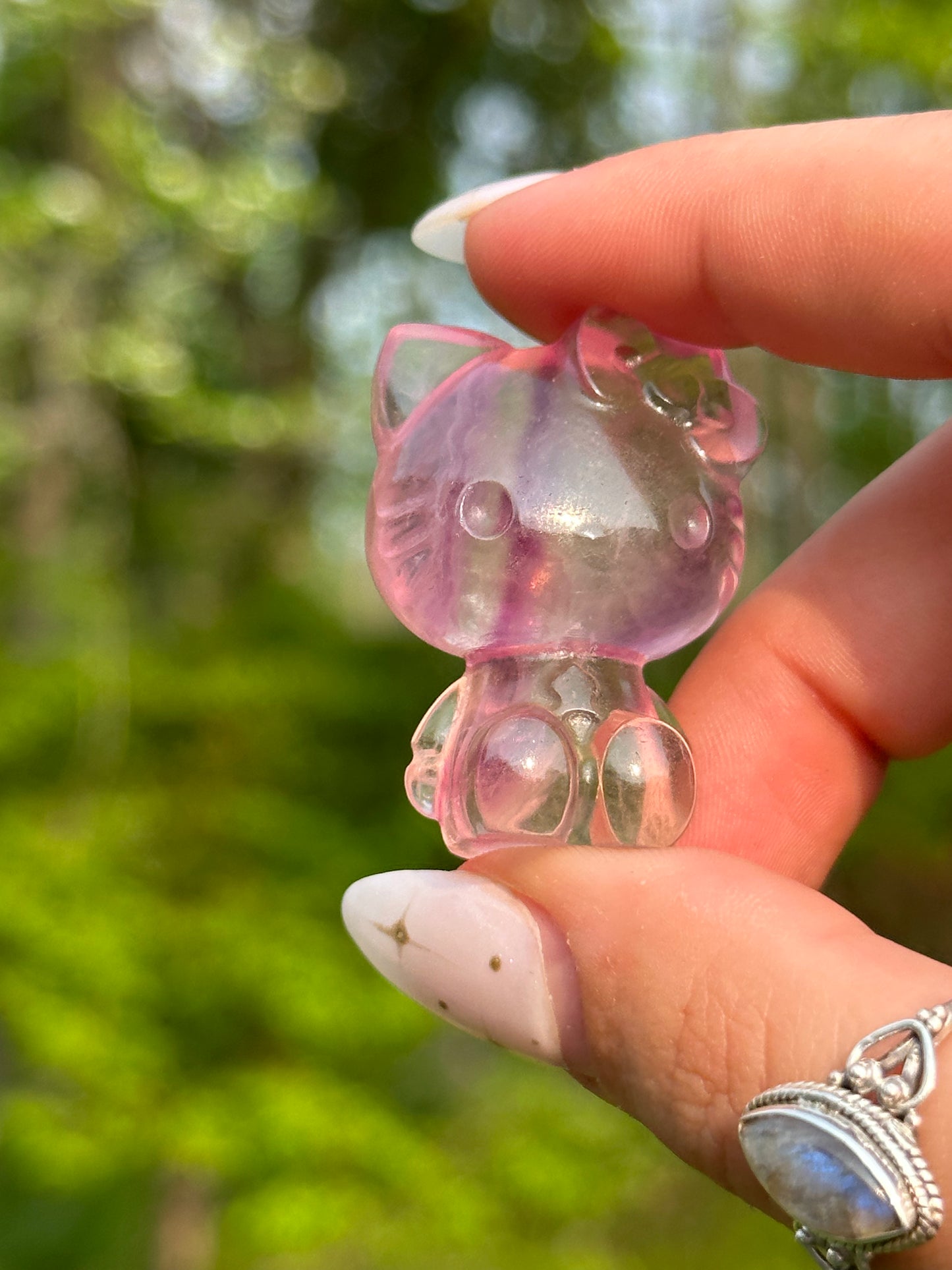 Fluorite Hello Kitty
